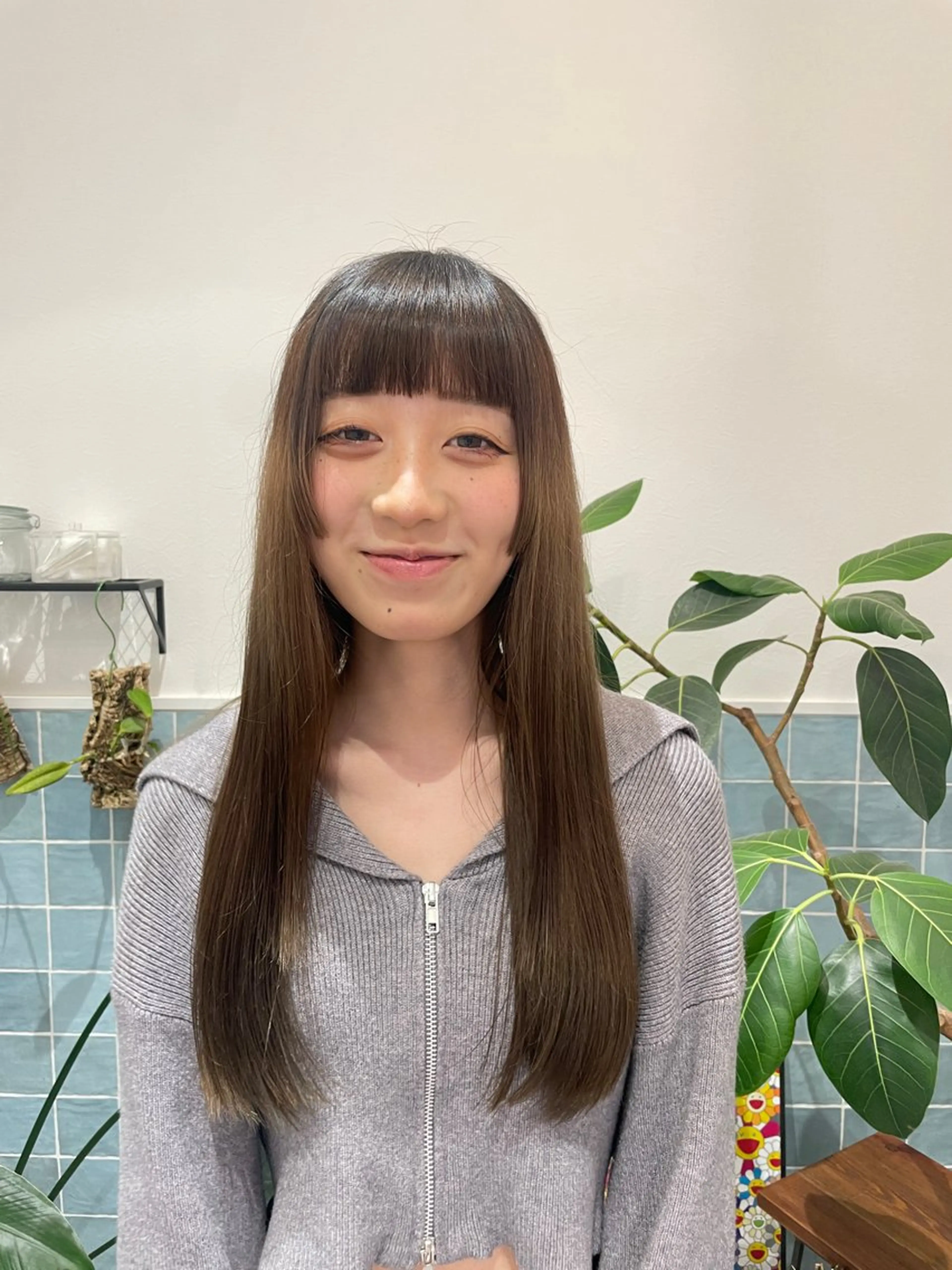 ロング 姫カット カット 🕊髪質改善 ストレート🕊まいのヘアスタイル