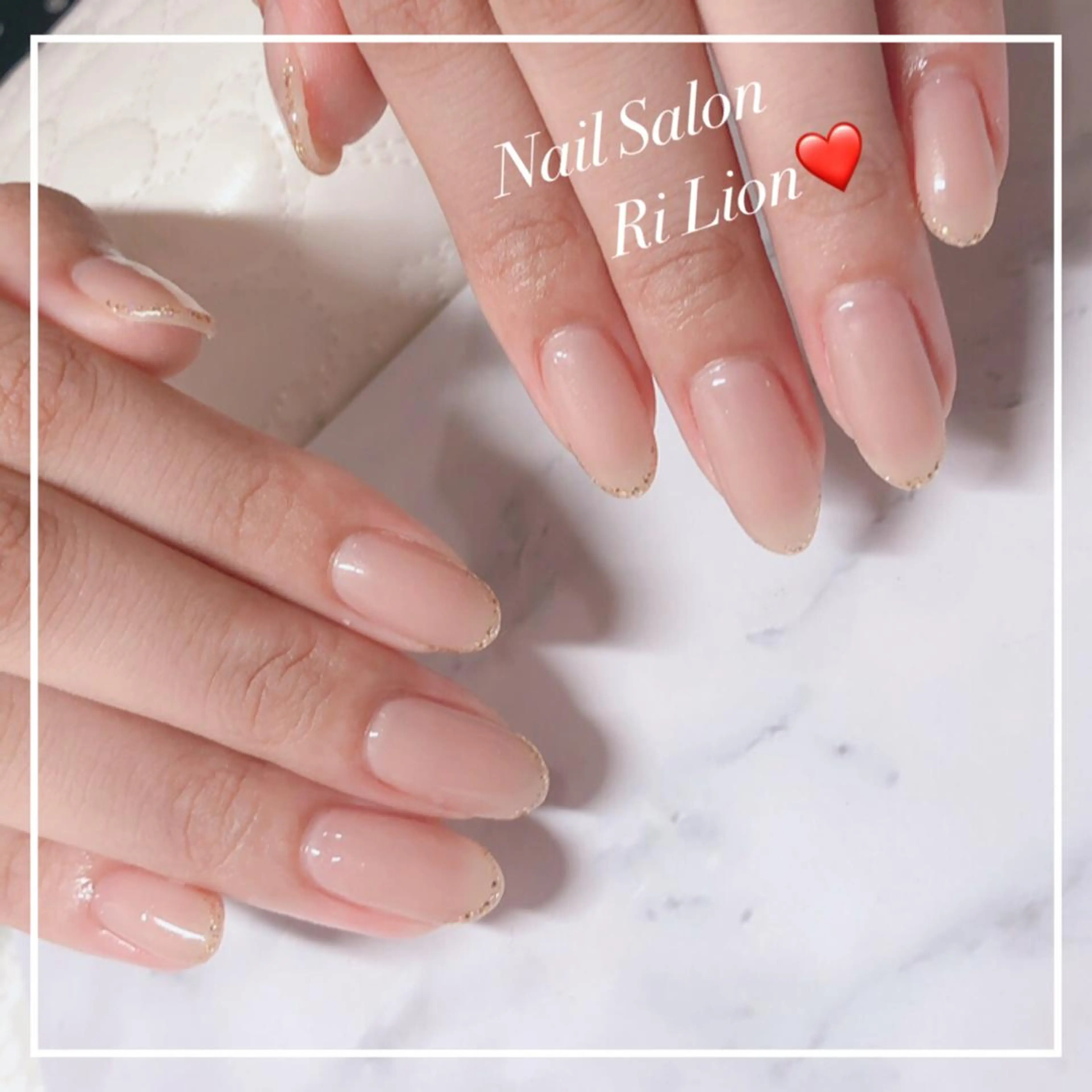 ネイル ラメ(グリッター) RiLion💗 Risa🦋💜のネイルデザイン