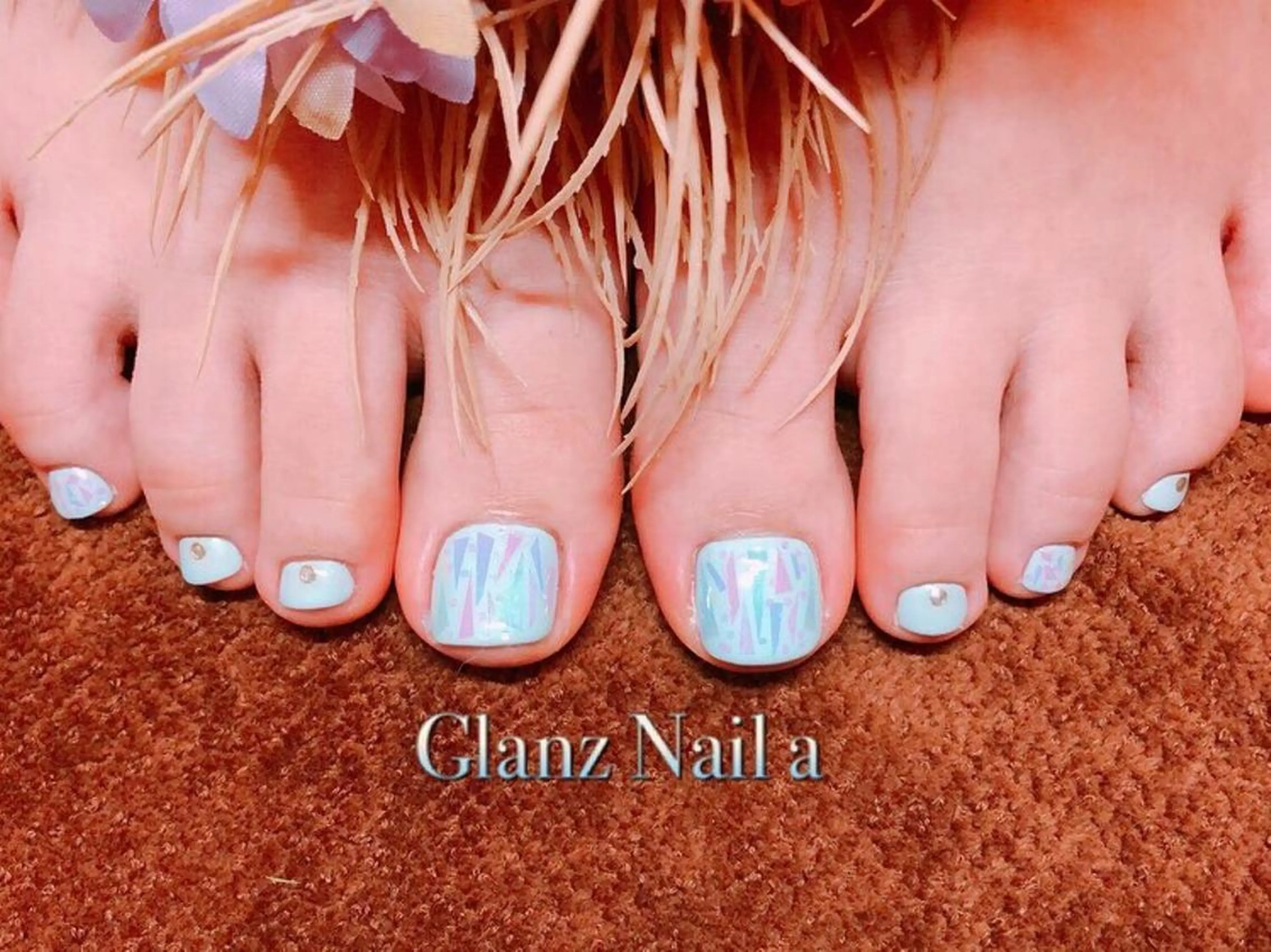 ネイル オーロラネイル Glanz  Nail aのネイルデザイン