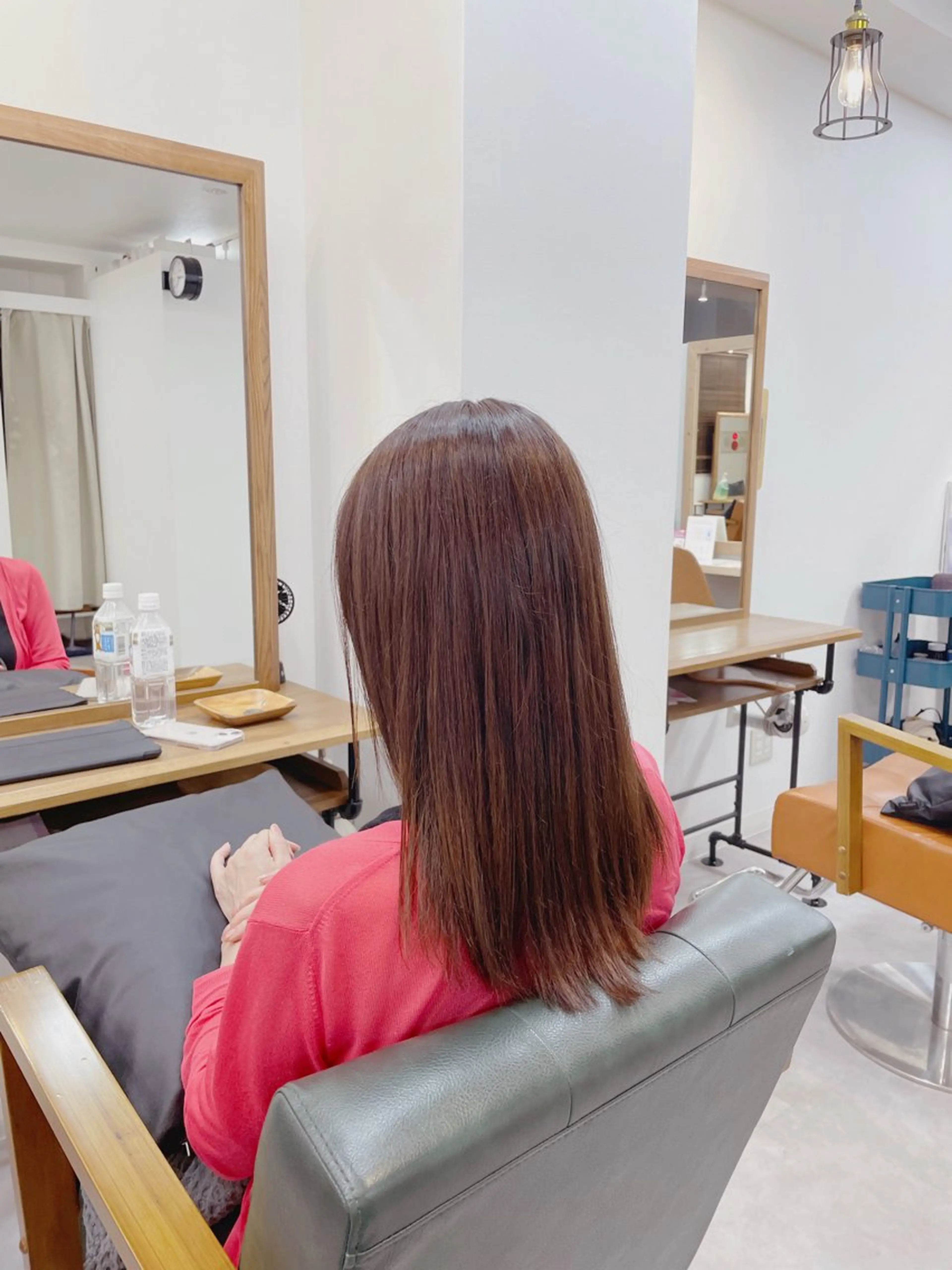 ロング モデル募集中lore 中村かれんのヘアスタイル