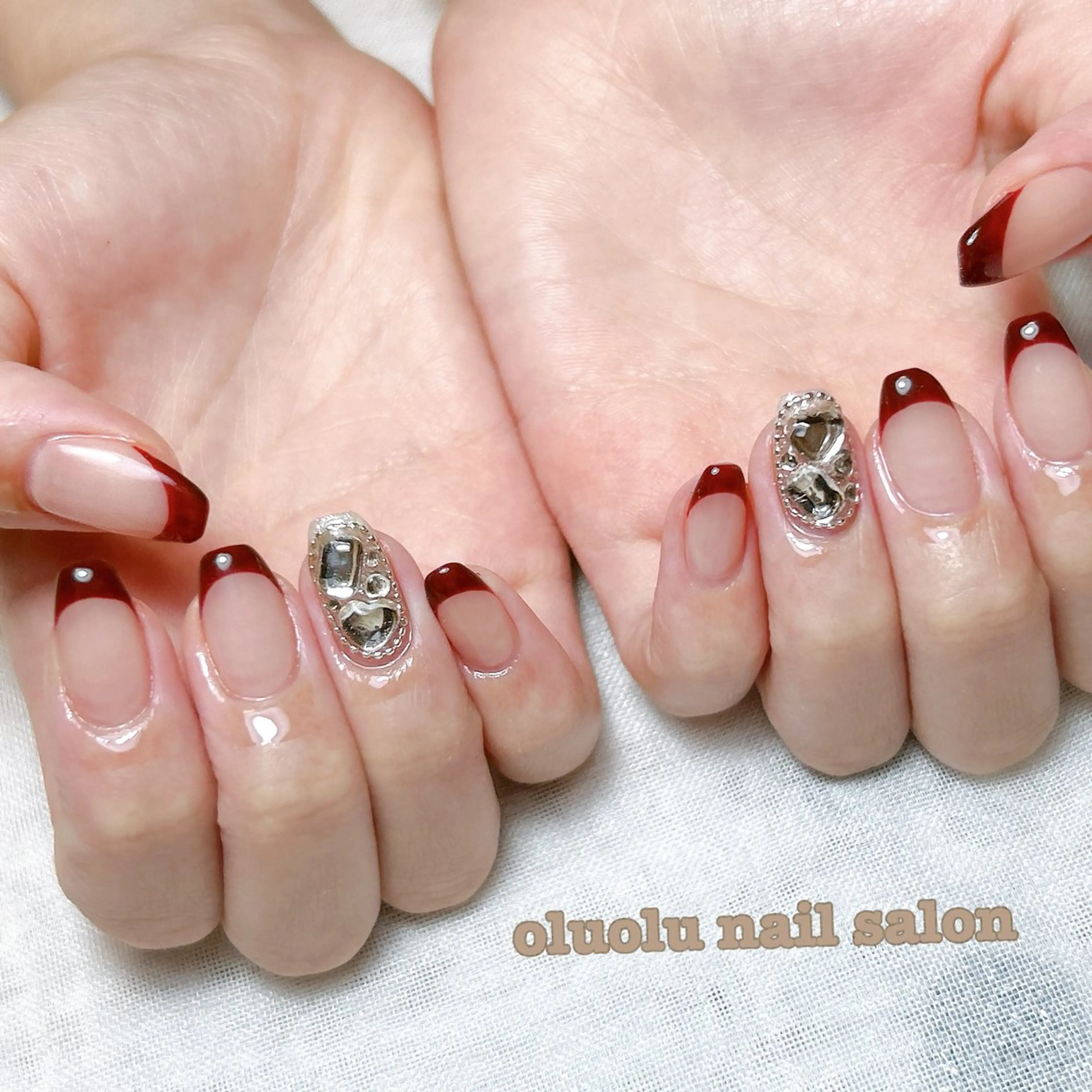 ネイル フレンチネイル oluolu nailsalonのネイルデザイン