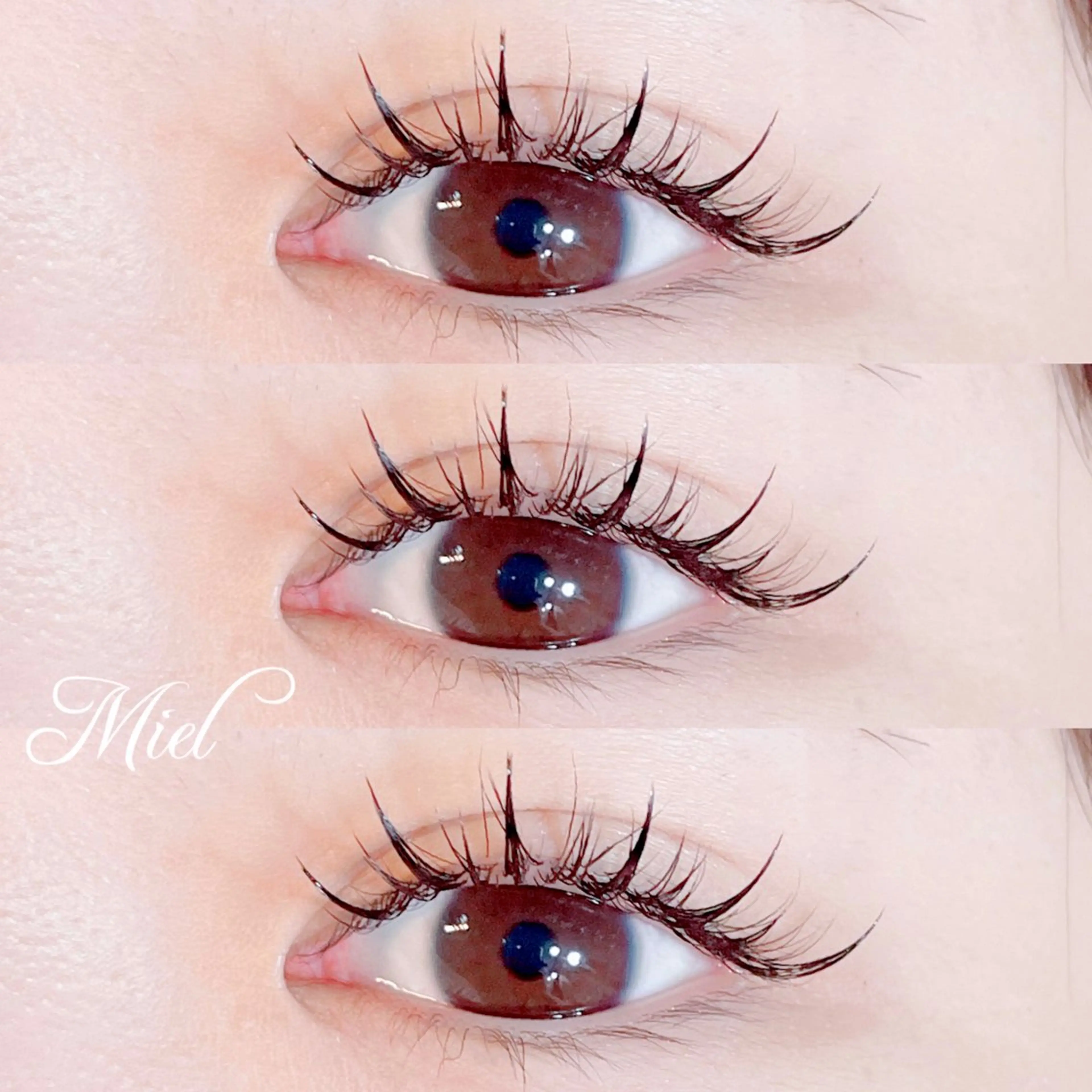 マツエク・マツパ カラーマツエク フラットラッシュ ボリュームラッシュ ワンホンマツエク Mori ✨Mystical✨のマツエク・マツパデザイン