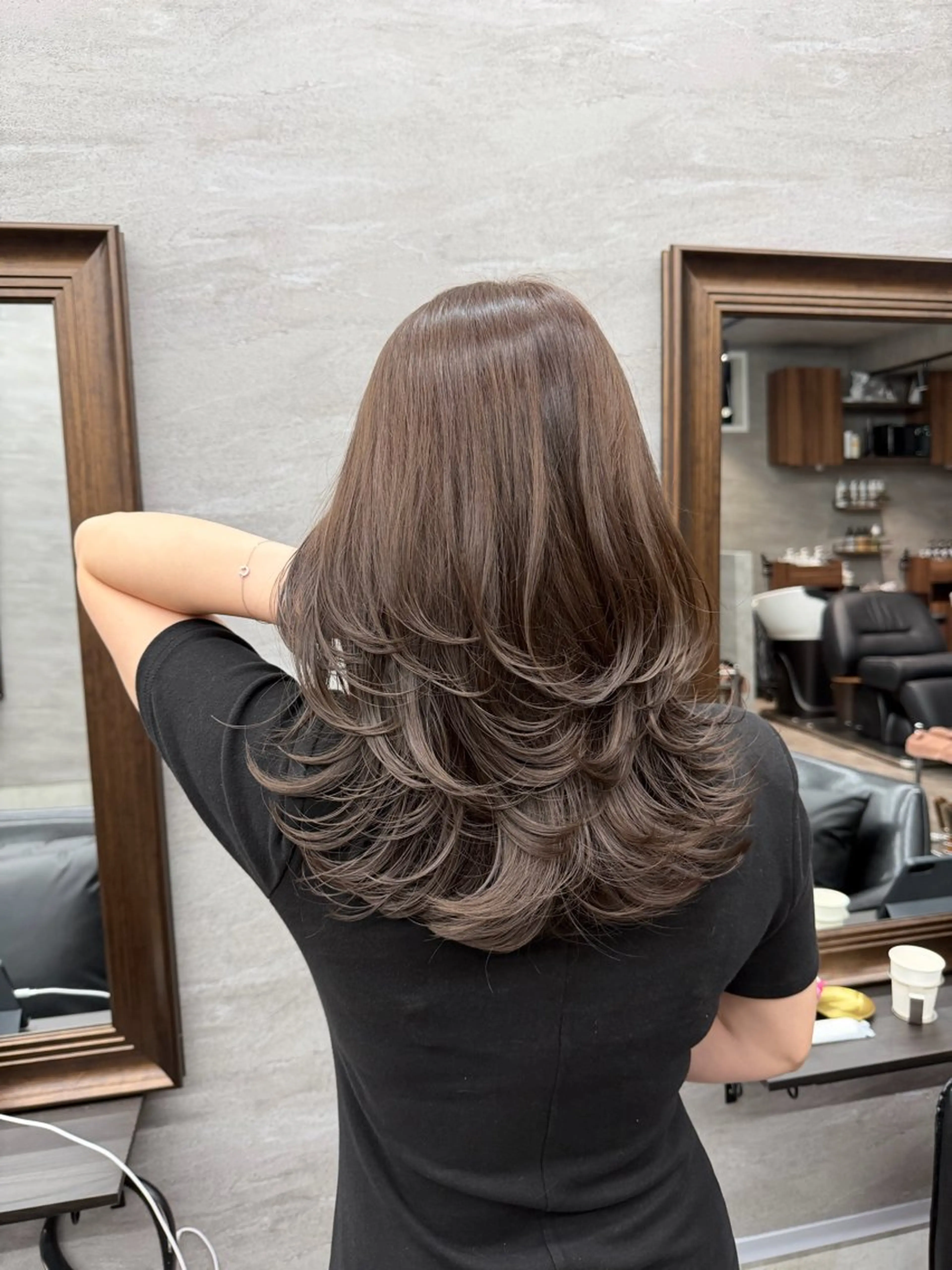 セミロング カラー カット ヘアカラー トリートメント 🔷似合わせのプロ KUMA🔷のヘアスタイル