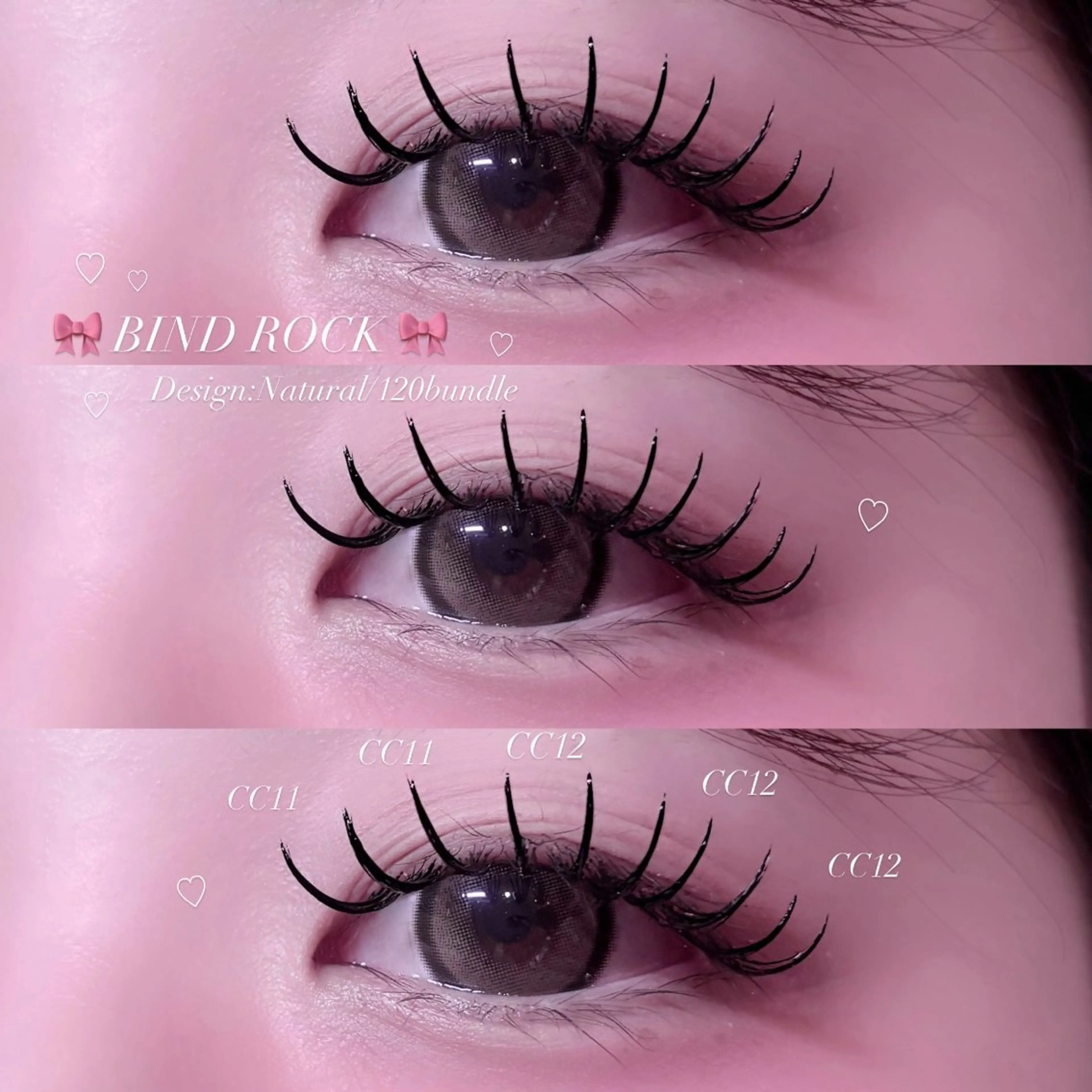 マツエク・マツパ バインドロック ♡🎀束感まつげ/ rua🎀♡のマツエク・マツパデザイン