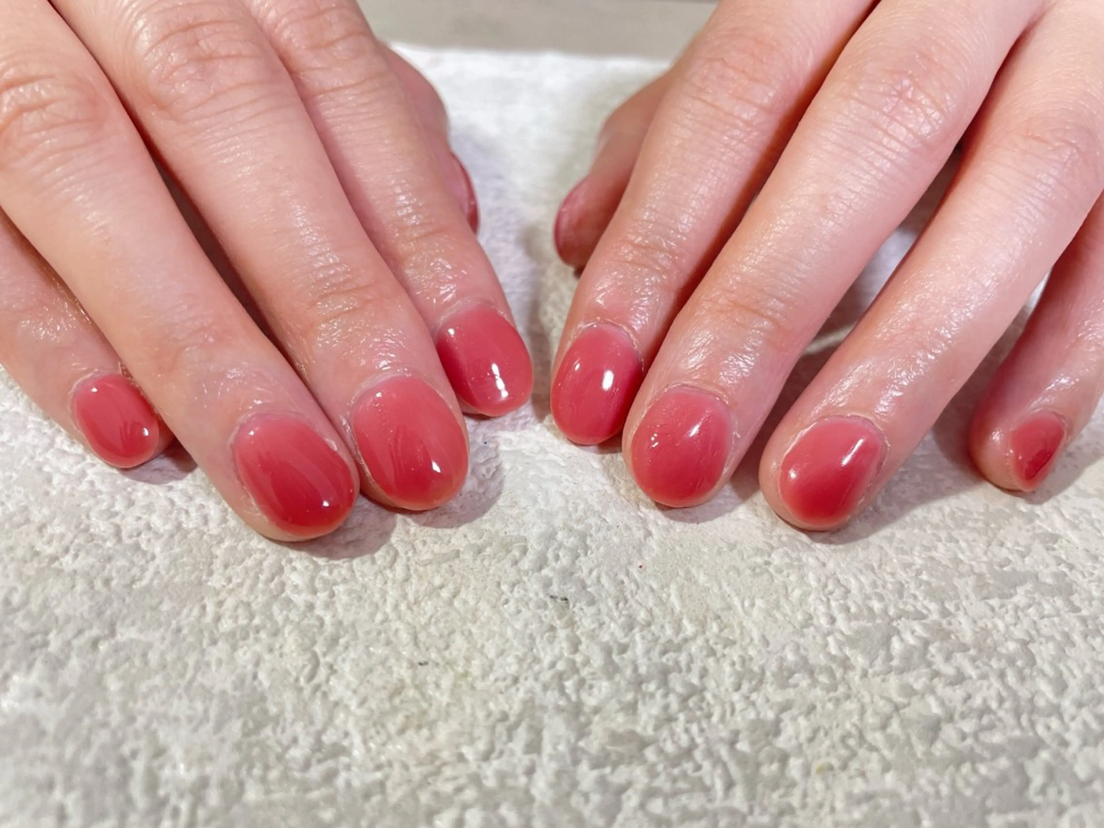 ネイル オーロラネイル フットネイル フレンチネイル ジェルネイル 韓国ネイル ハンドネイル Mogu nail 二子玉川のネイルデザイン