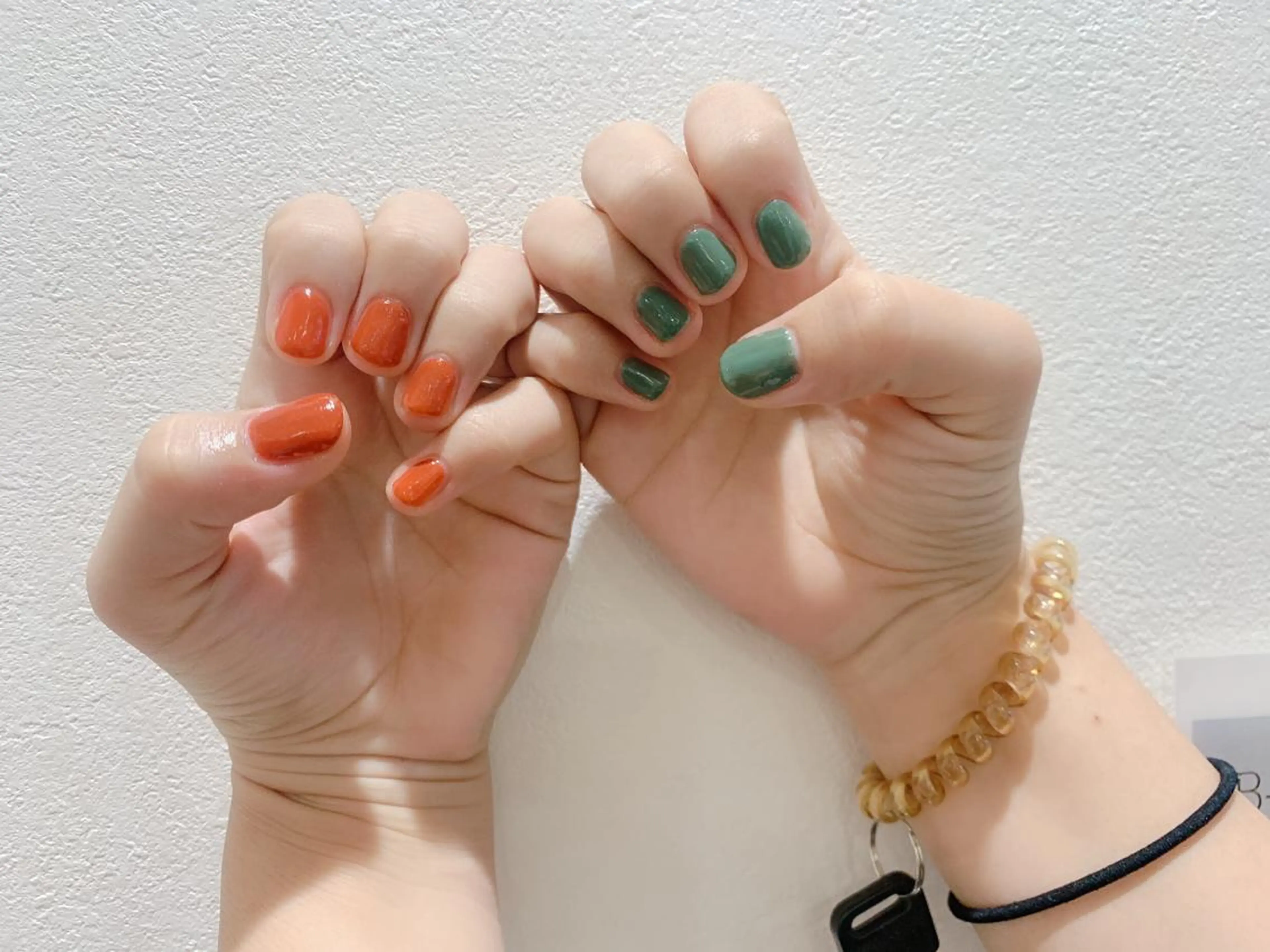 ネイル ワンカラーネイル 透明感♡︎♡︎ 佐々木早苗のヘアスタイル