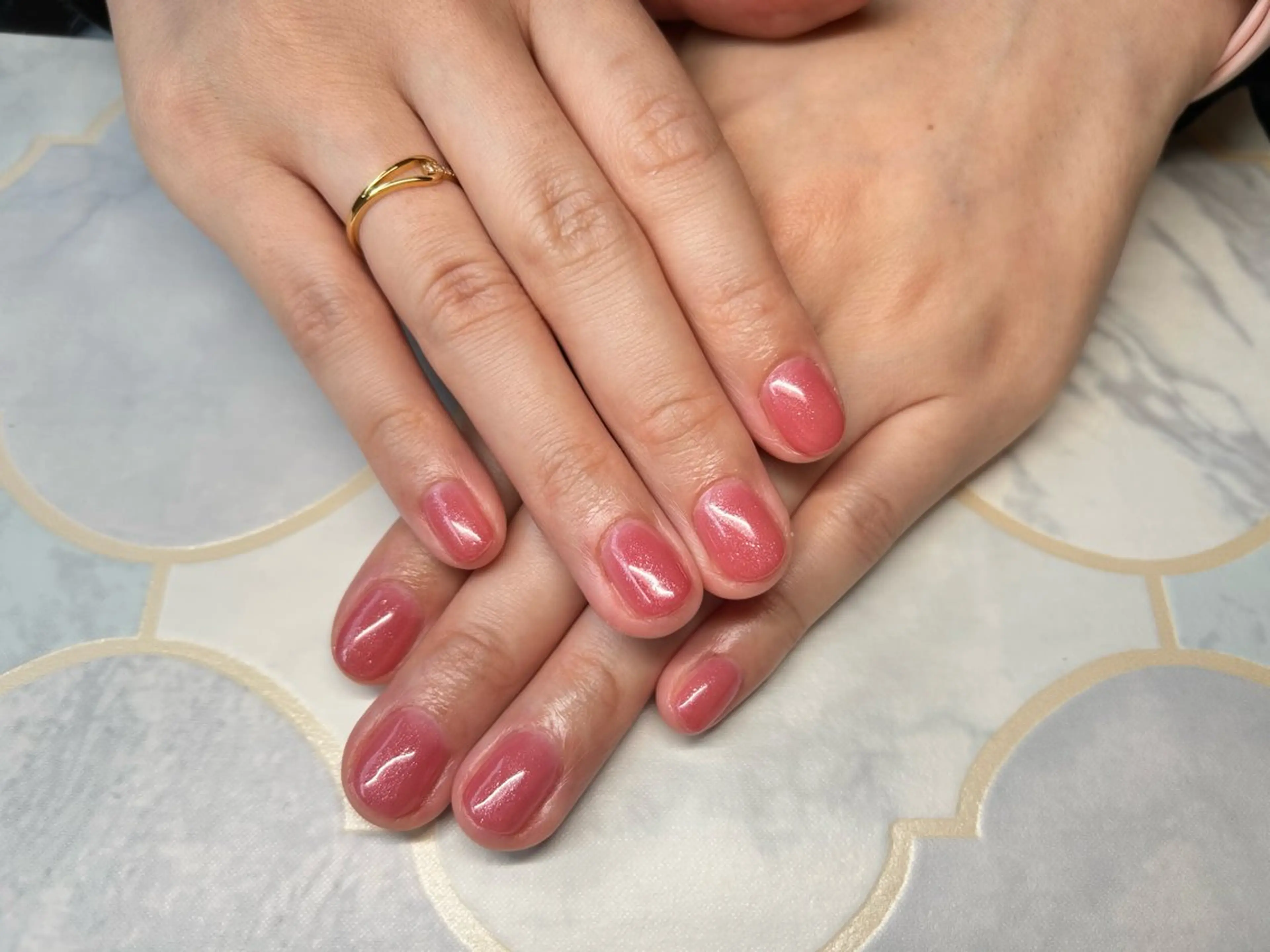 ネイル シンプルネイル ハンドネイル Lisa’s Salonのネイルデザイン