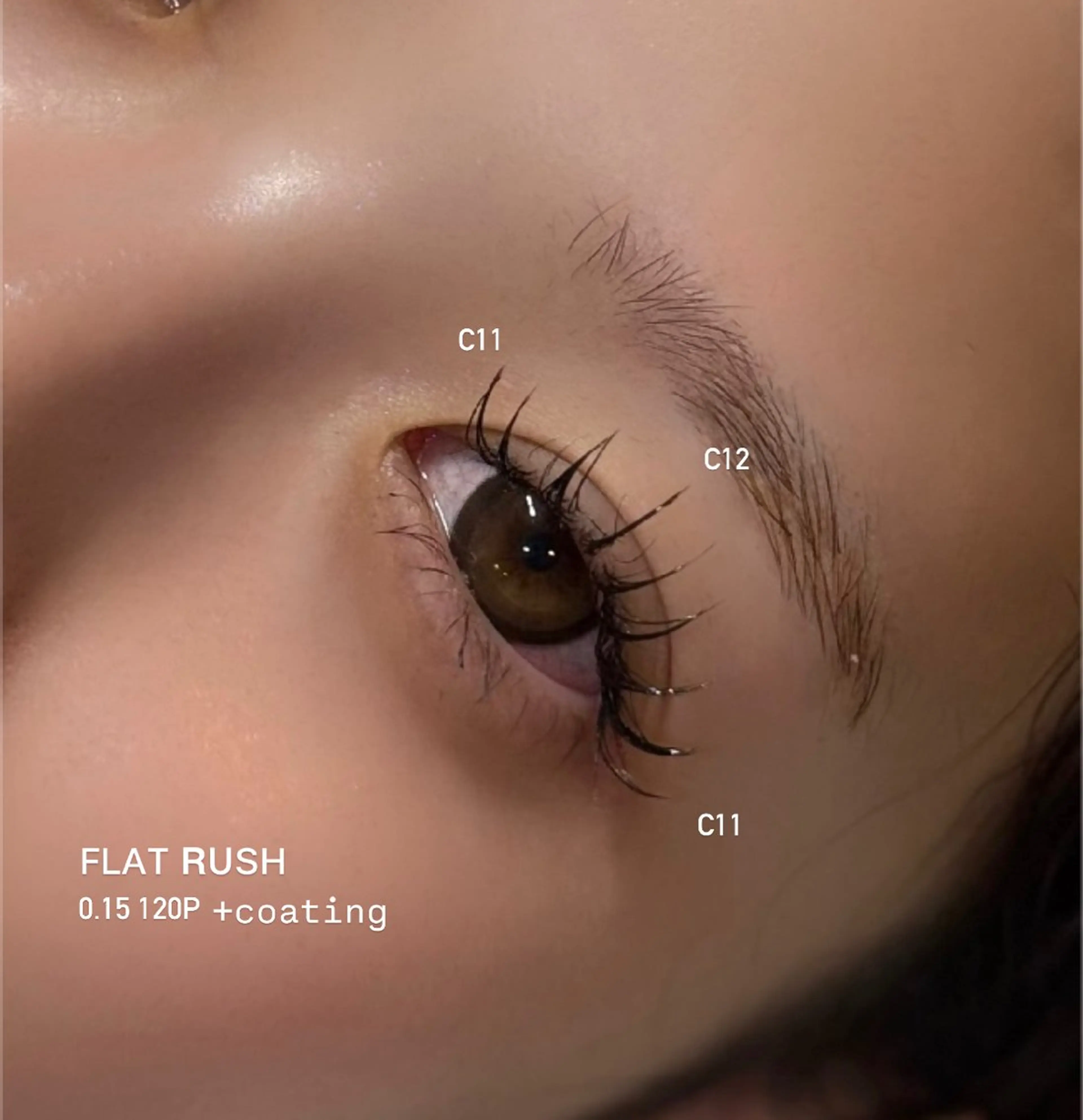 🌟マツエクフラットラッシュ120本＋コーティング🌟（2回目以降＋550円/オフ＋220円）の写真