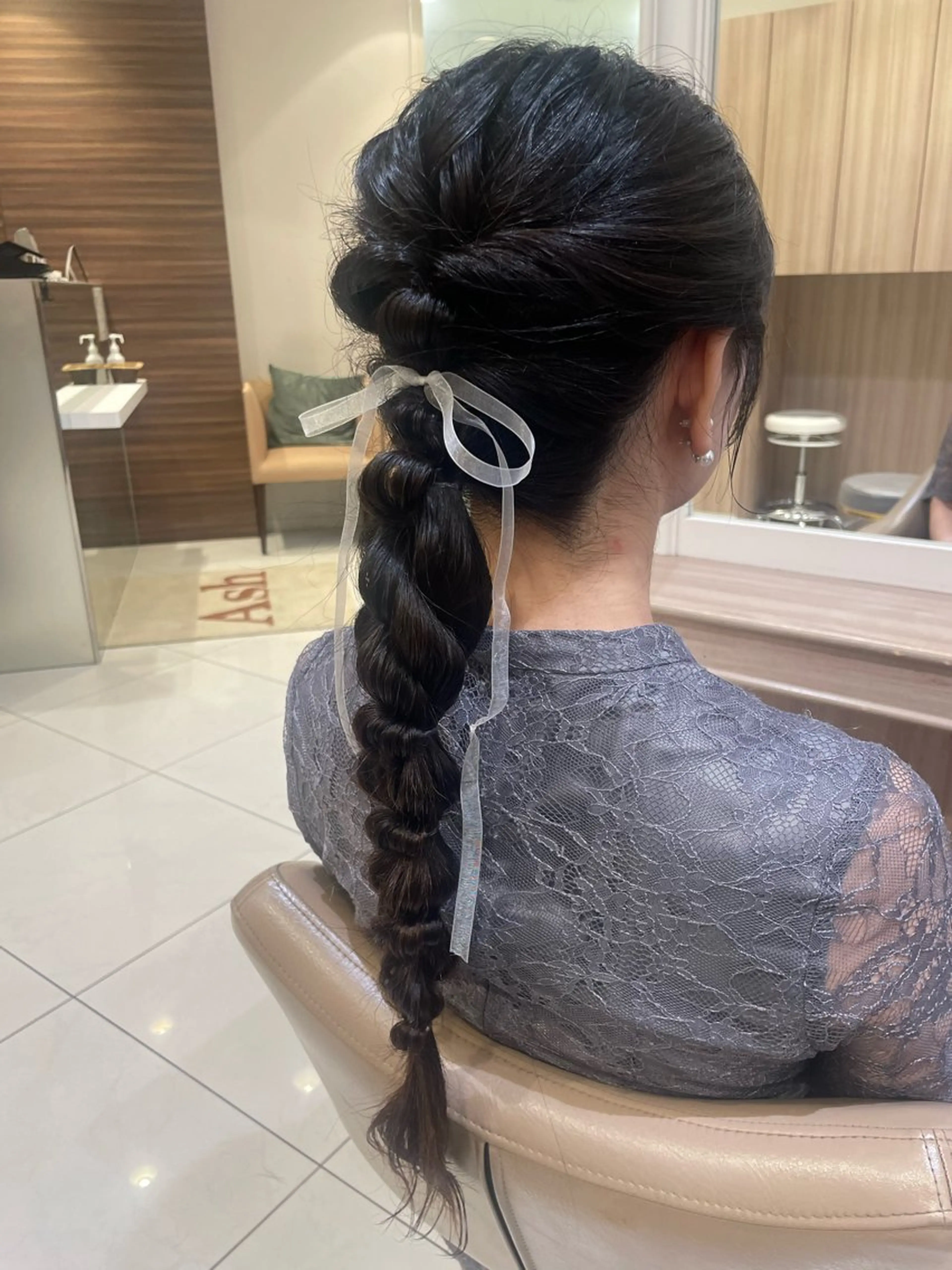 ロング ヘアアレンジ ヘアセット 韓国ヘアメイク🎀/ 縮毛矯正✨山本媛香のヘアスタイル