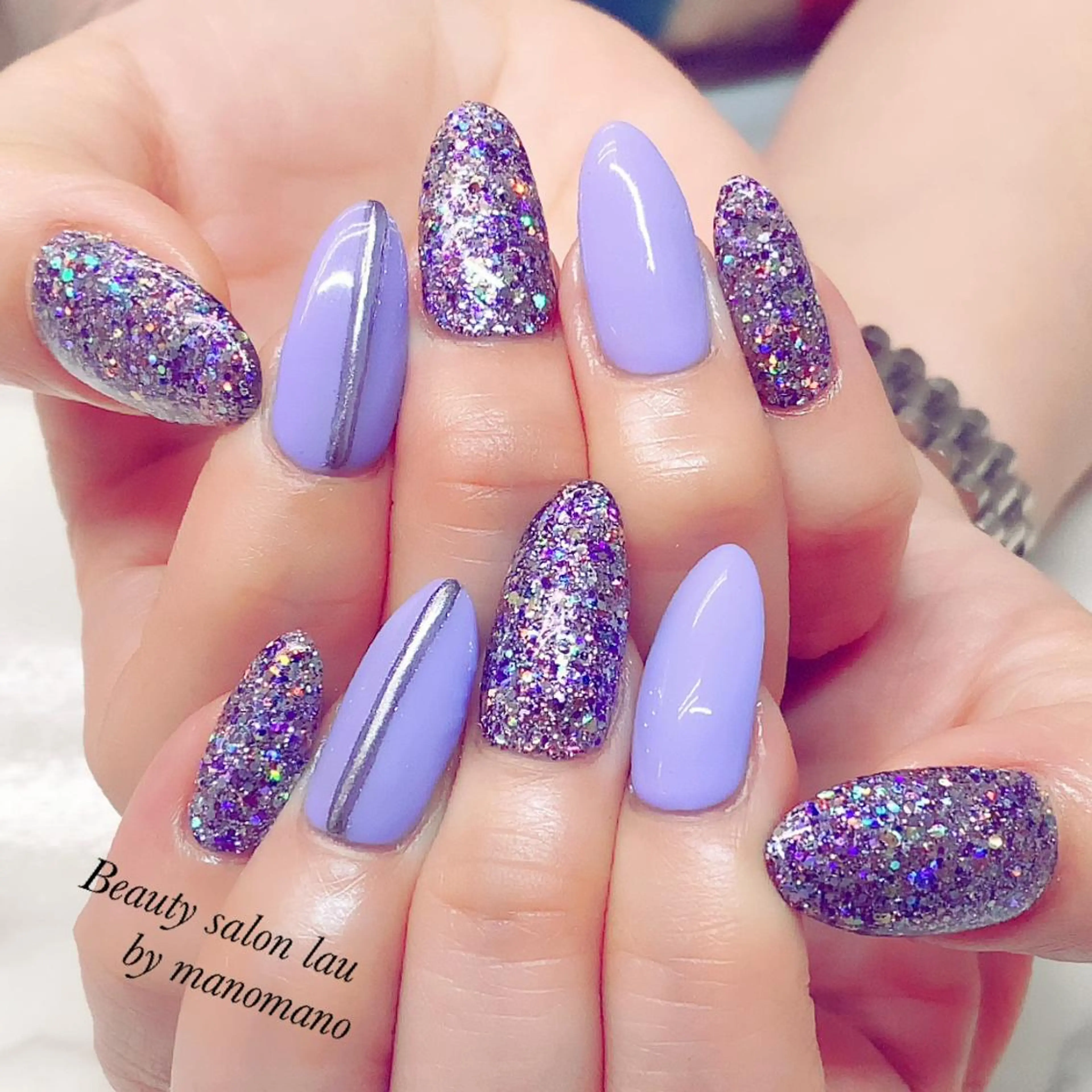 ネイル ハンドネイル ラウバイマノマノ なかざとのネイルデザイン