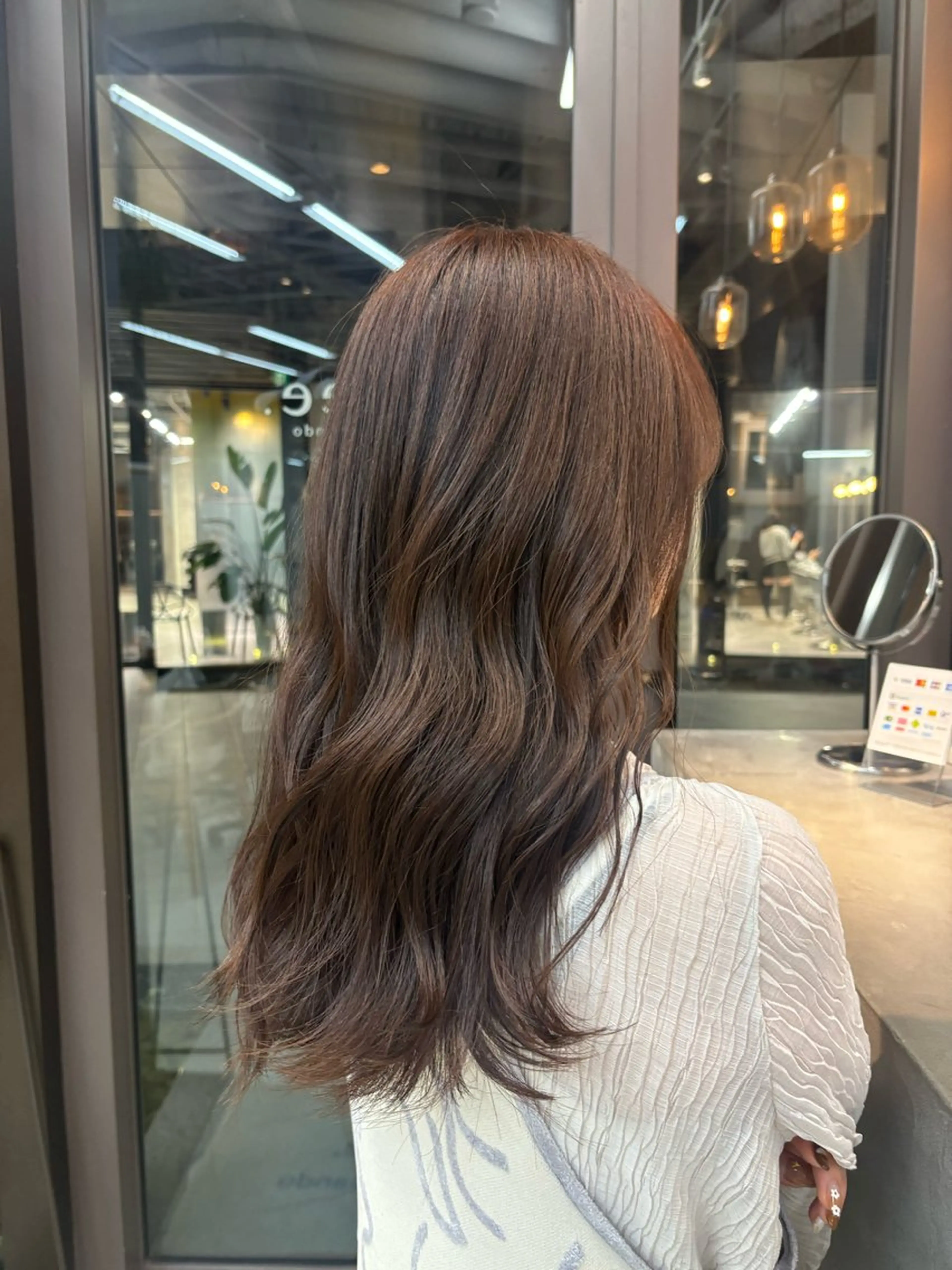 セミロング 艶髪ストレート/ 理美容師/ショウキのヘアスタイル