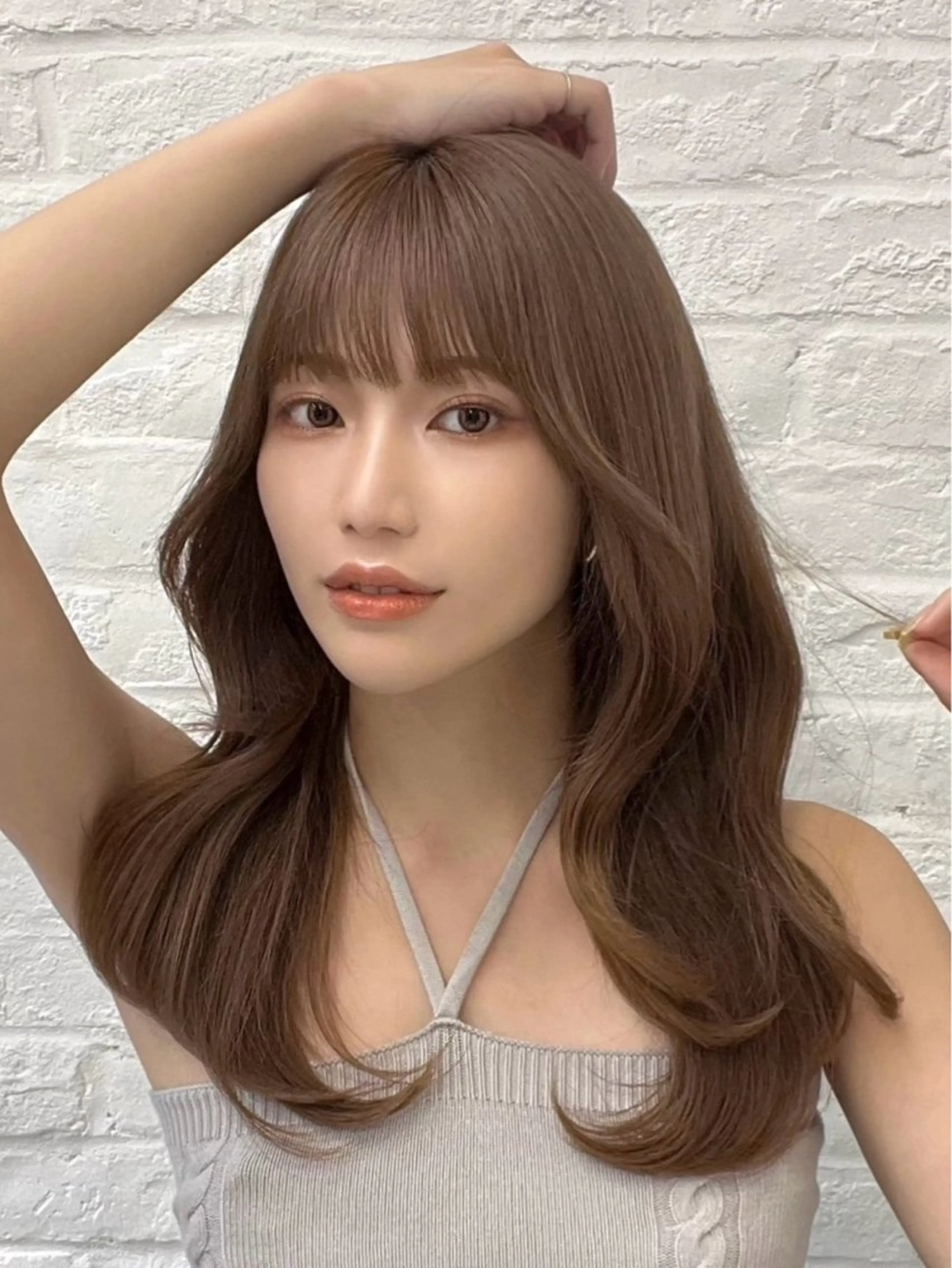 🫧カット+ケアカラー+艶トリートメント🫧韓国ヘアの写真