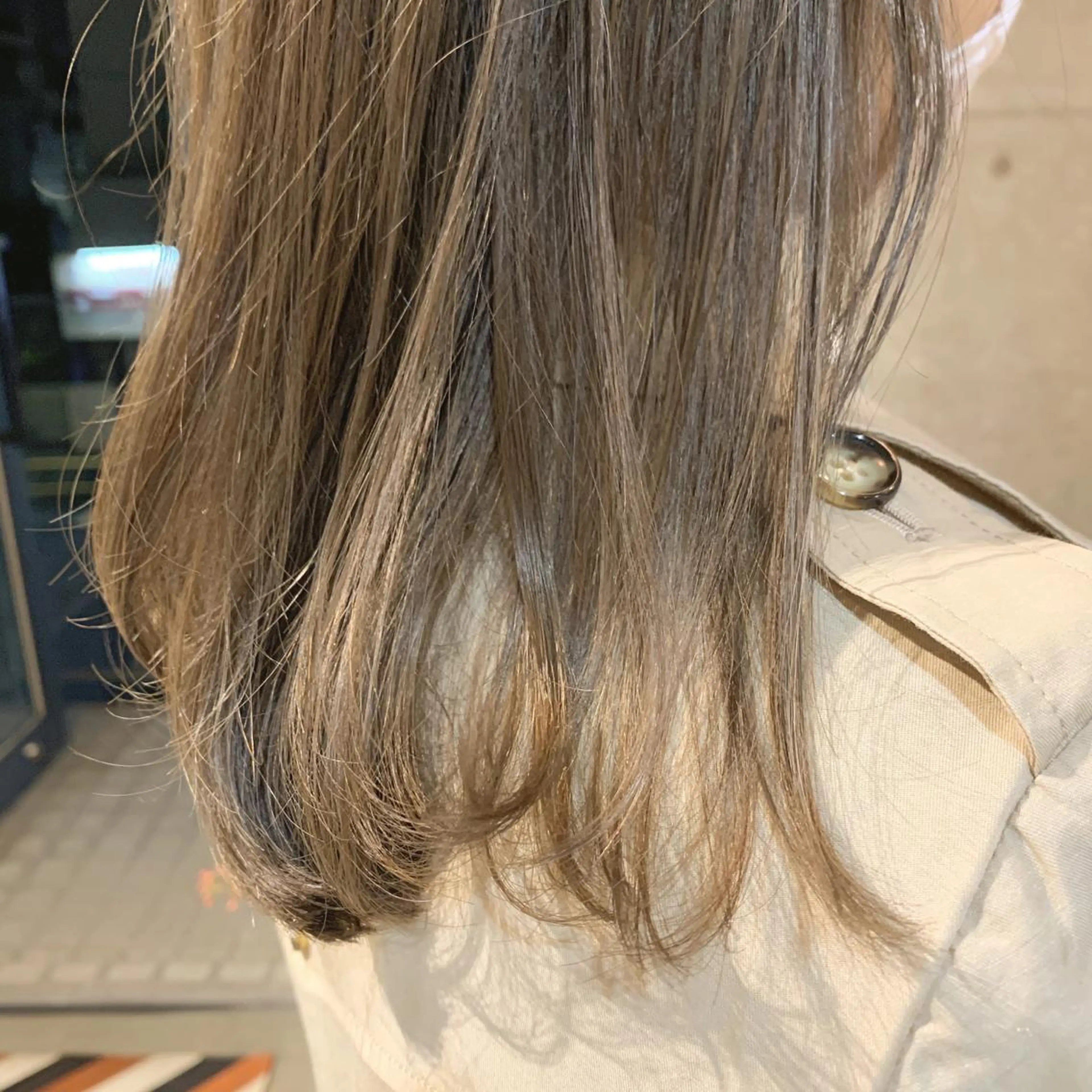 セミロング カラー ヘアアレンジ GO TODAY  シェアサロン札幌店所属・kana .のヘアスタイル