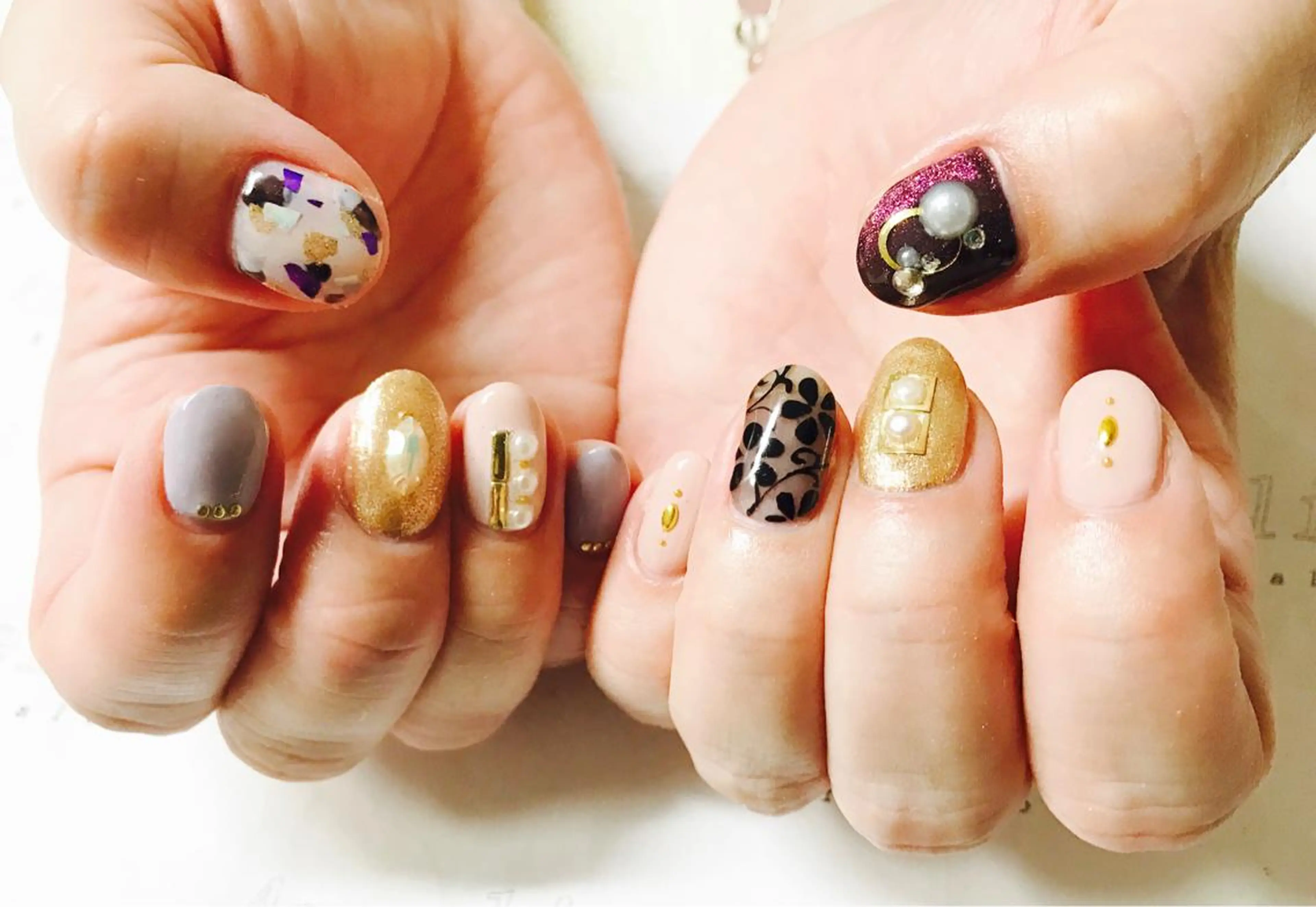 ネイル ハンドネイル Angelica ネイリストのネイルデザイン