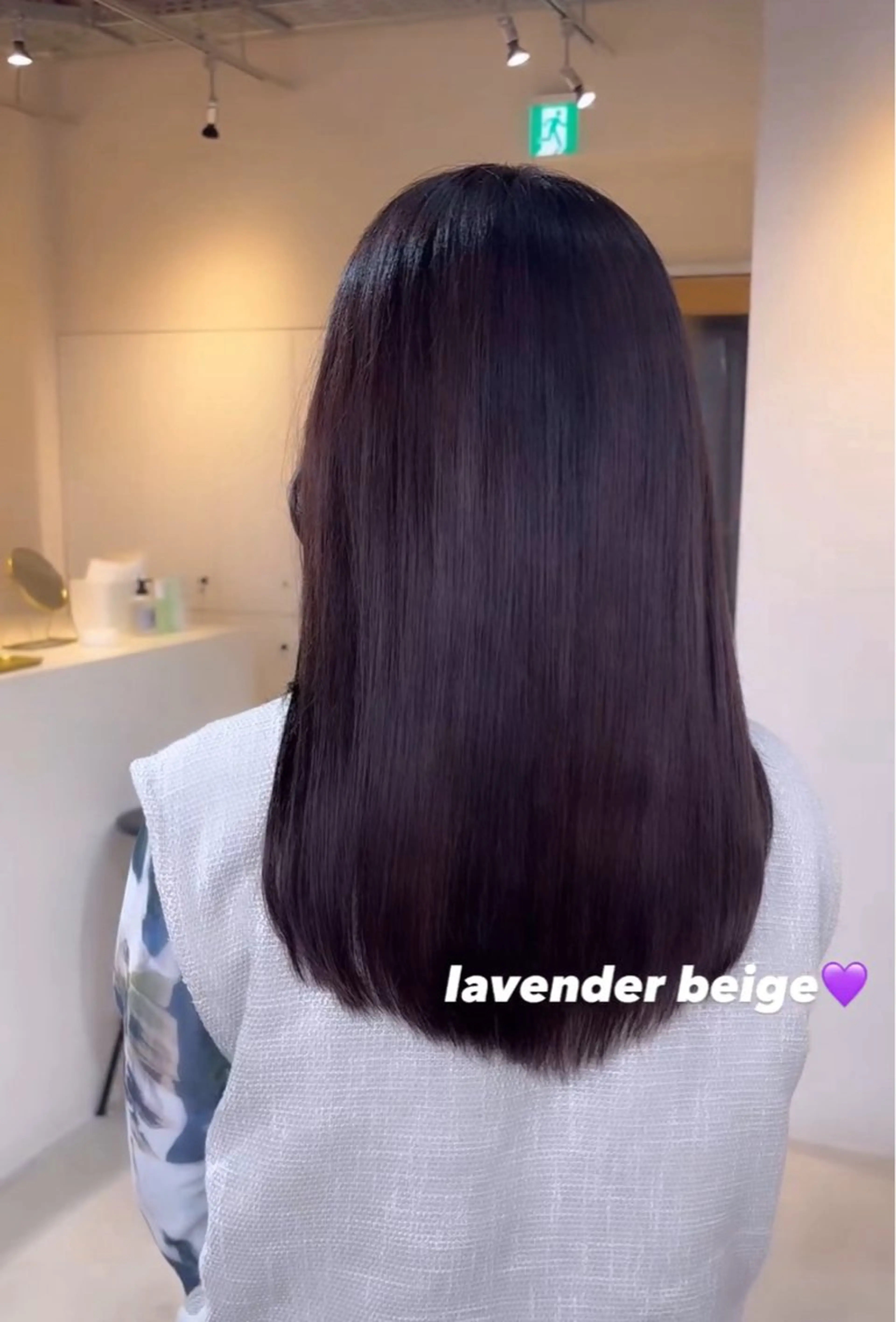 カラー ブリーチ 透明感カラー ラベンダーカラー 暖色/透明感カラー かずきのヘアスタイル