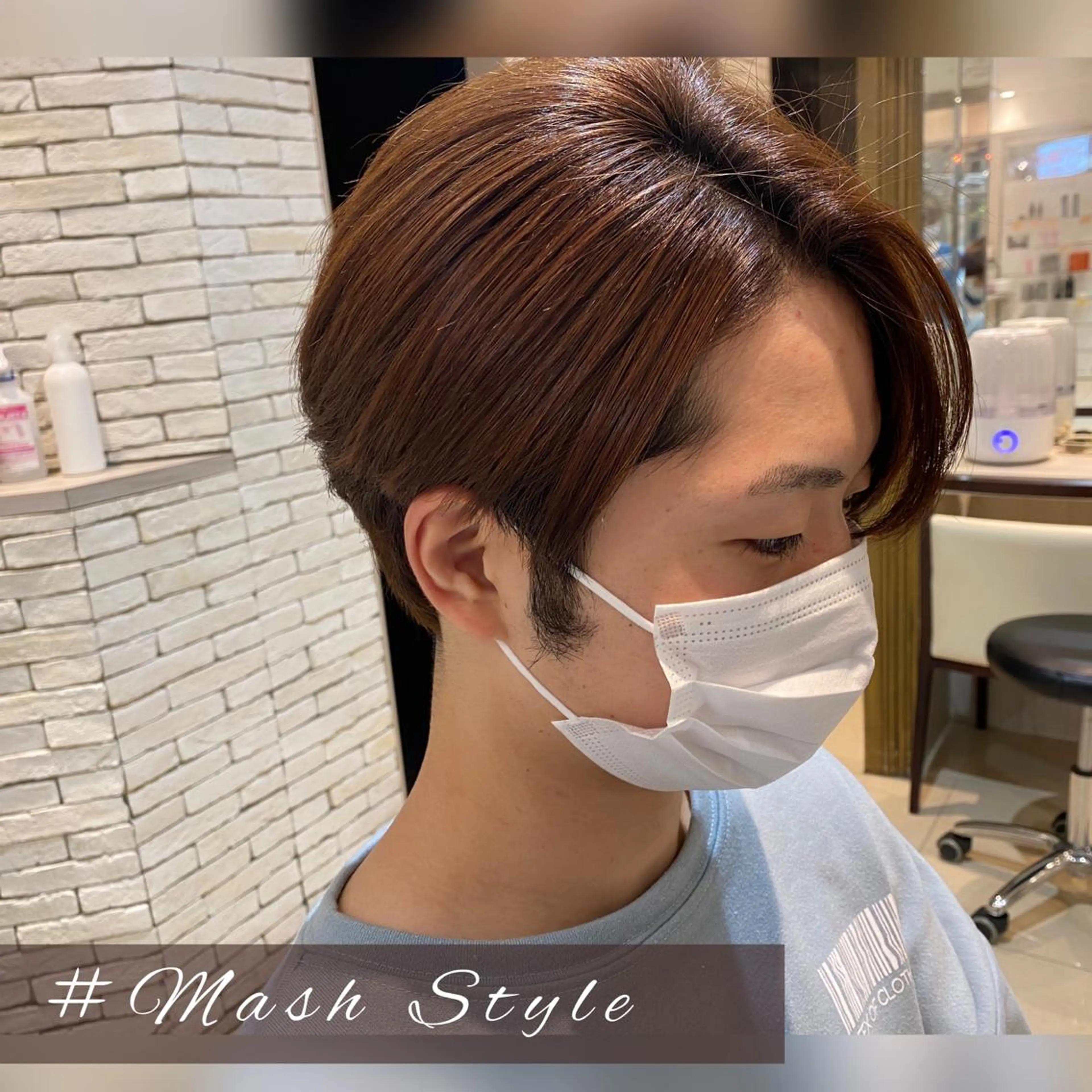 ショート パーマ メンズ カット 縮毛矯正 トリートメント Dxxxx III所属・女性目線の大人 メンズ*Ayakaのヘアスタイル