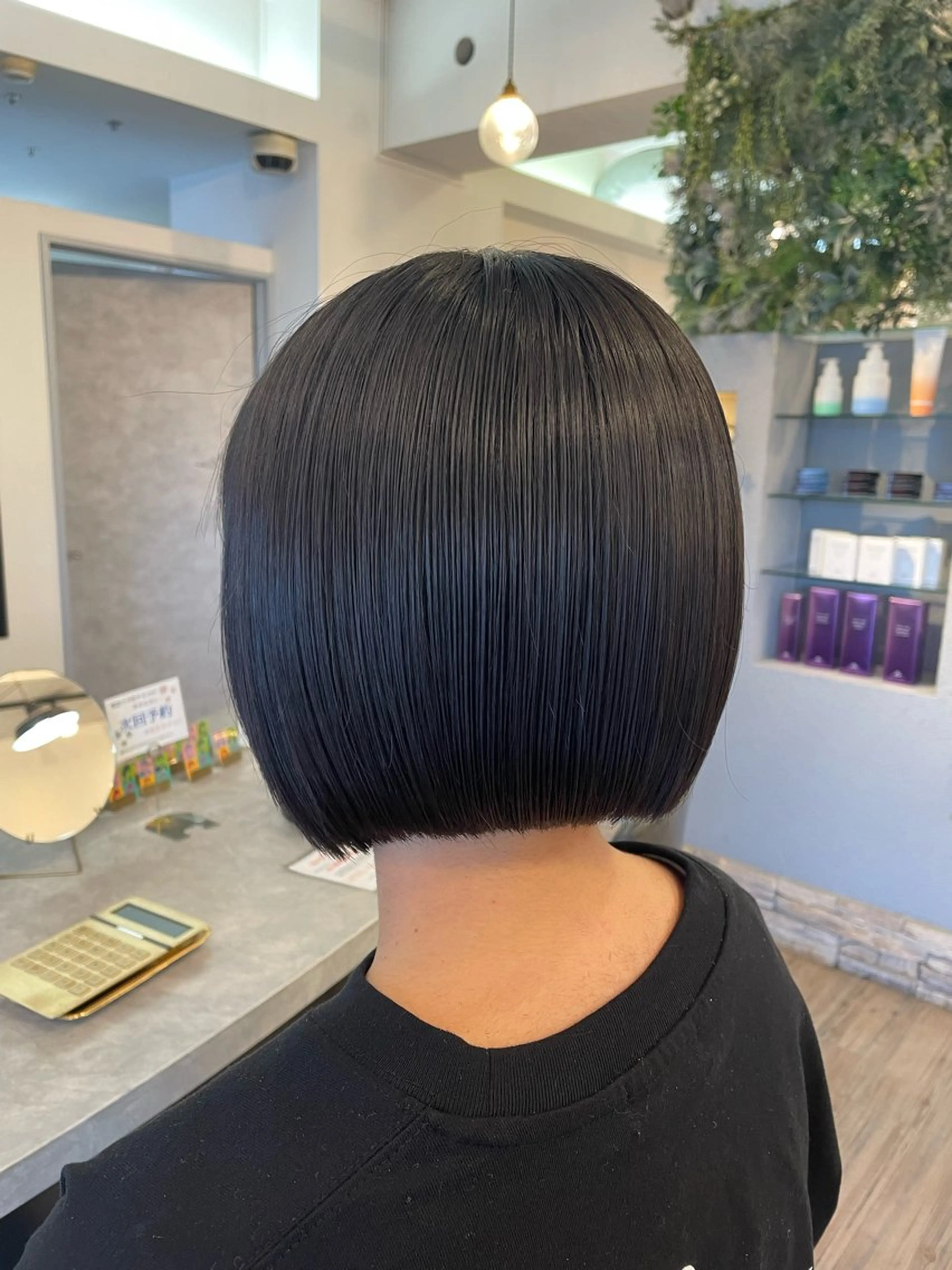 ショート カット 縮毛矯正 VISAGE ba.sk 金子詩帆のヘアスタイル