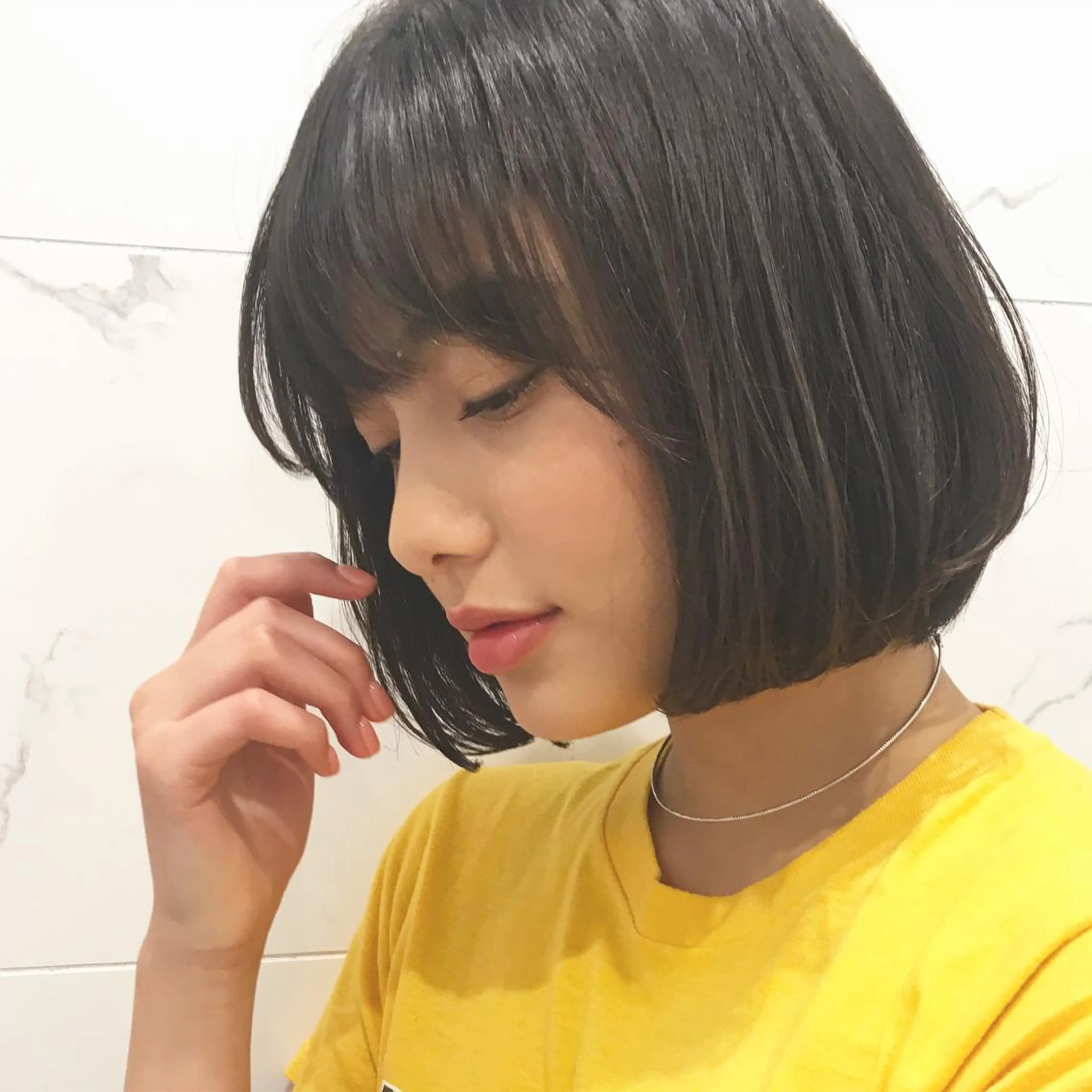 ショート 外国人風カラー ハイライト 髪質改善 韓国風ヘア レイヤーカット ハリウッドブロウ LAID BACKの眉毛・アイブロウイメージ