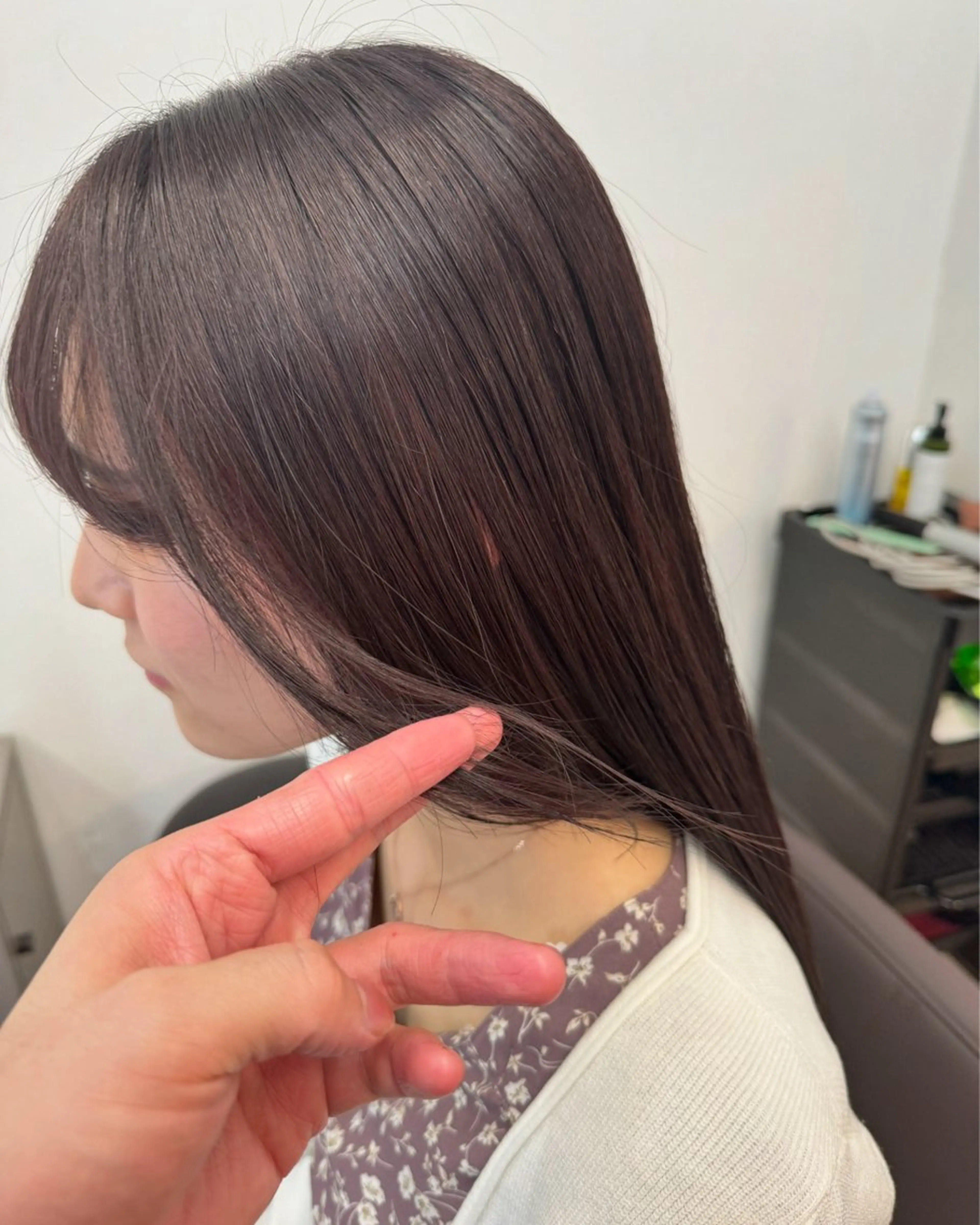 ロング 加藤 優眞のヘアスタイル