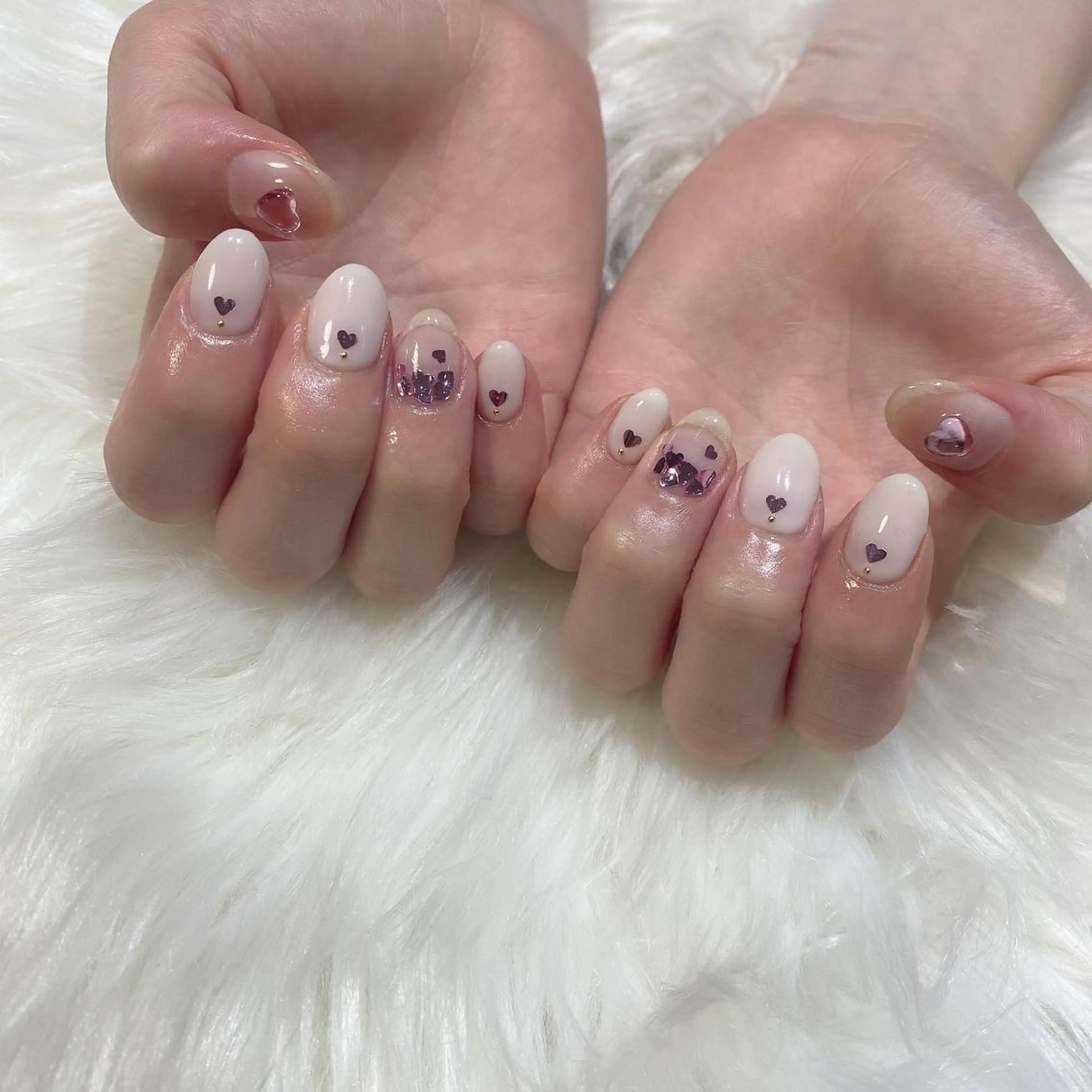 ネイル ハンドネイル 西岡 杏のネイルデザイン