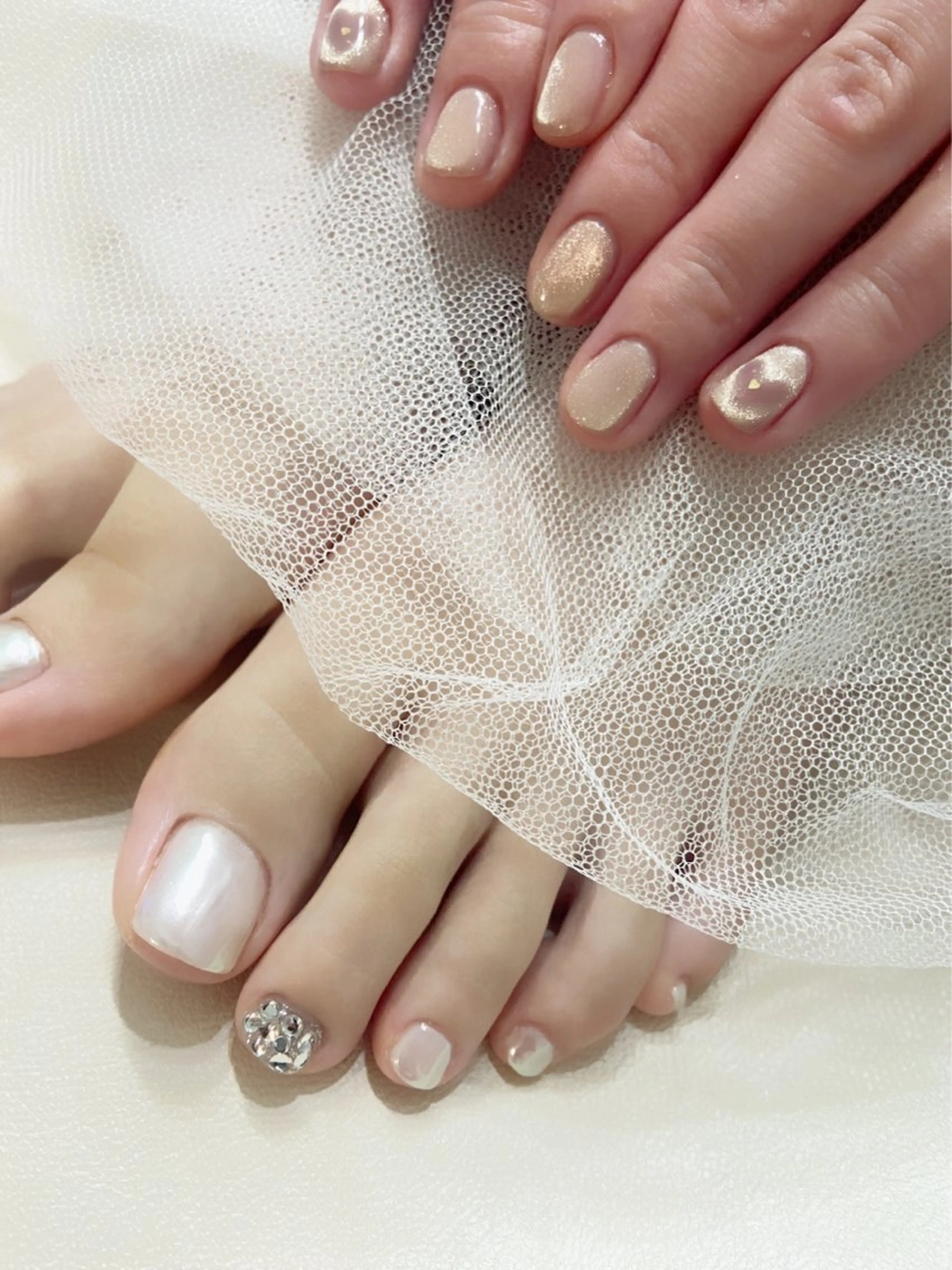 ネイル フットネイル ブライダルネイル nailbios所属・nailbios .tomo.のネイルデザイン