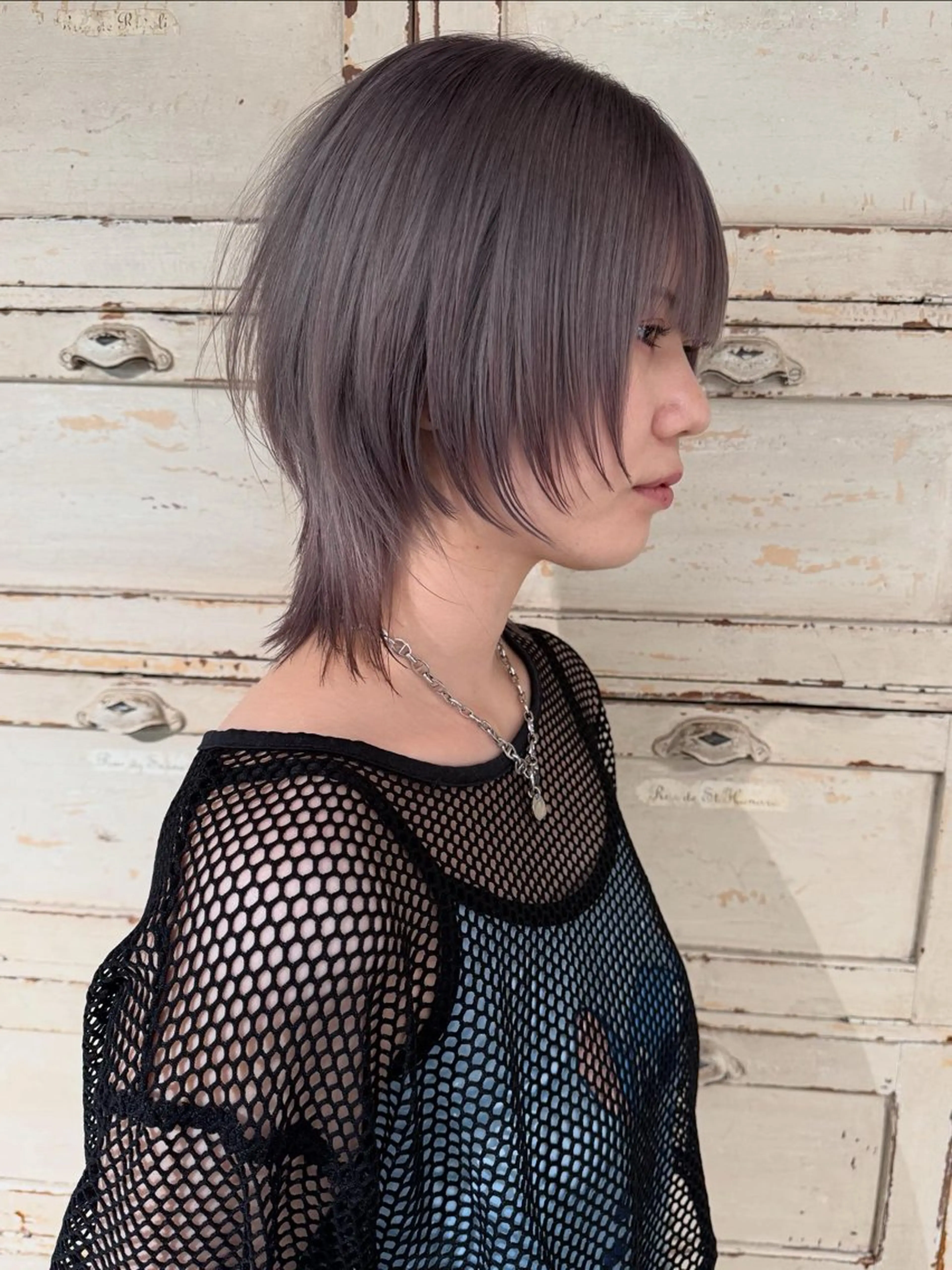 ミディアム カラー カット ヘアカラー RorriM natsuのヘアスタイル