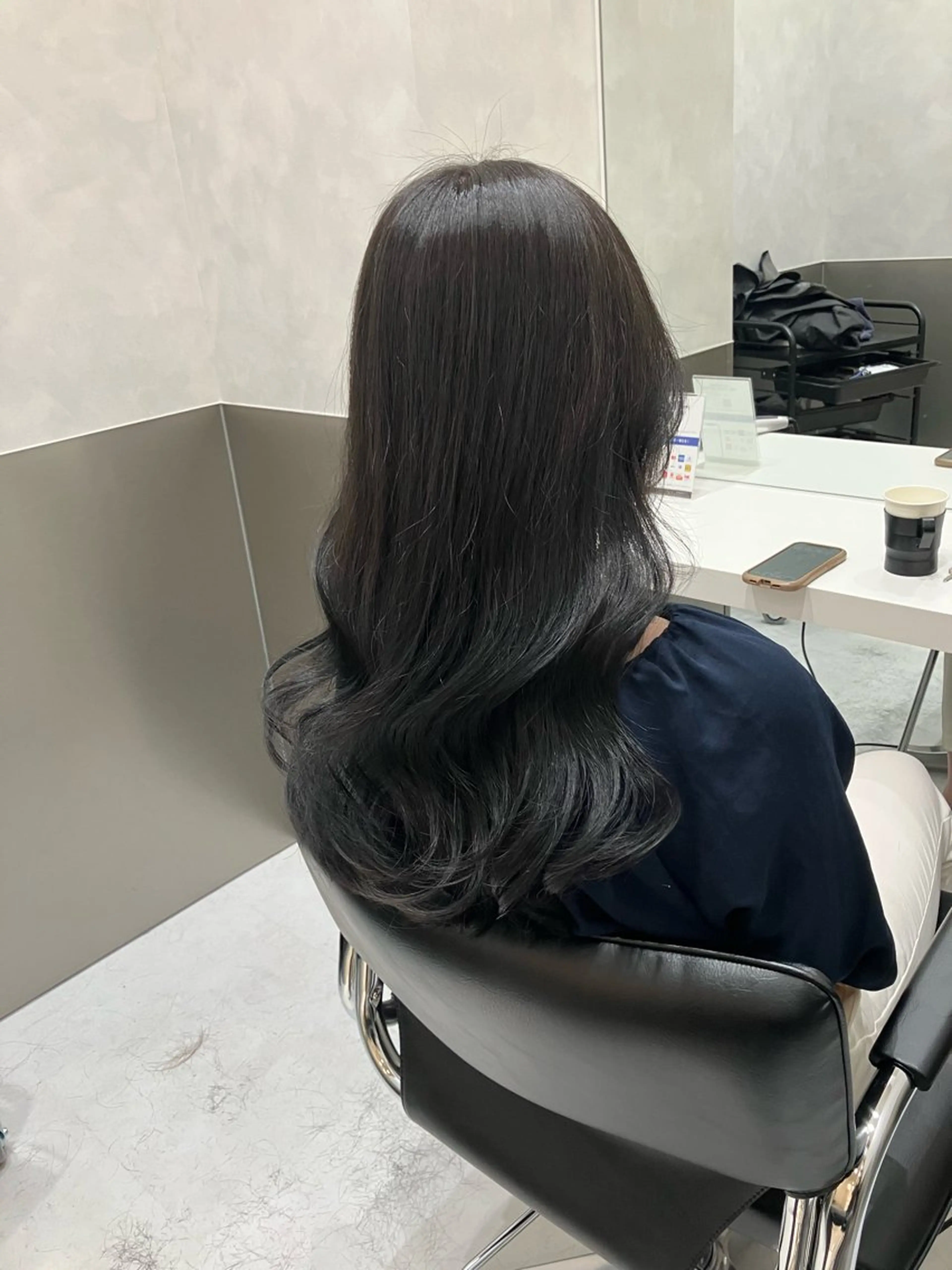 ロング カラー カット ヘアカラー トリートメント GO TODAY SHAIRE SALON原宿vita店舗所属・🩷完全マンツーマン 💖ASAHIのヘアスタイル