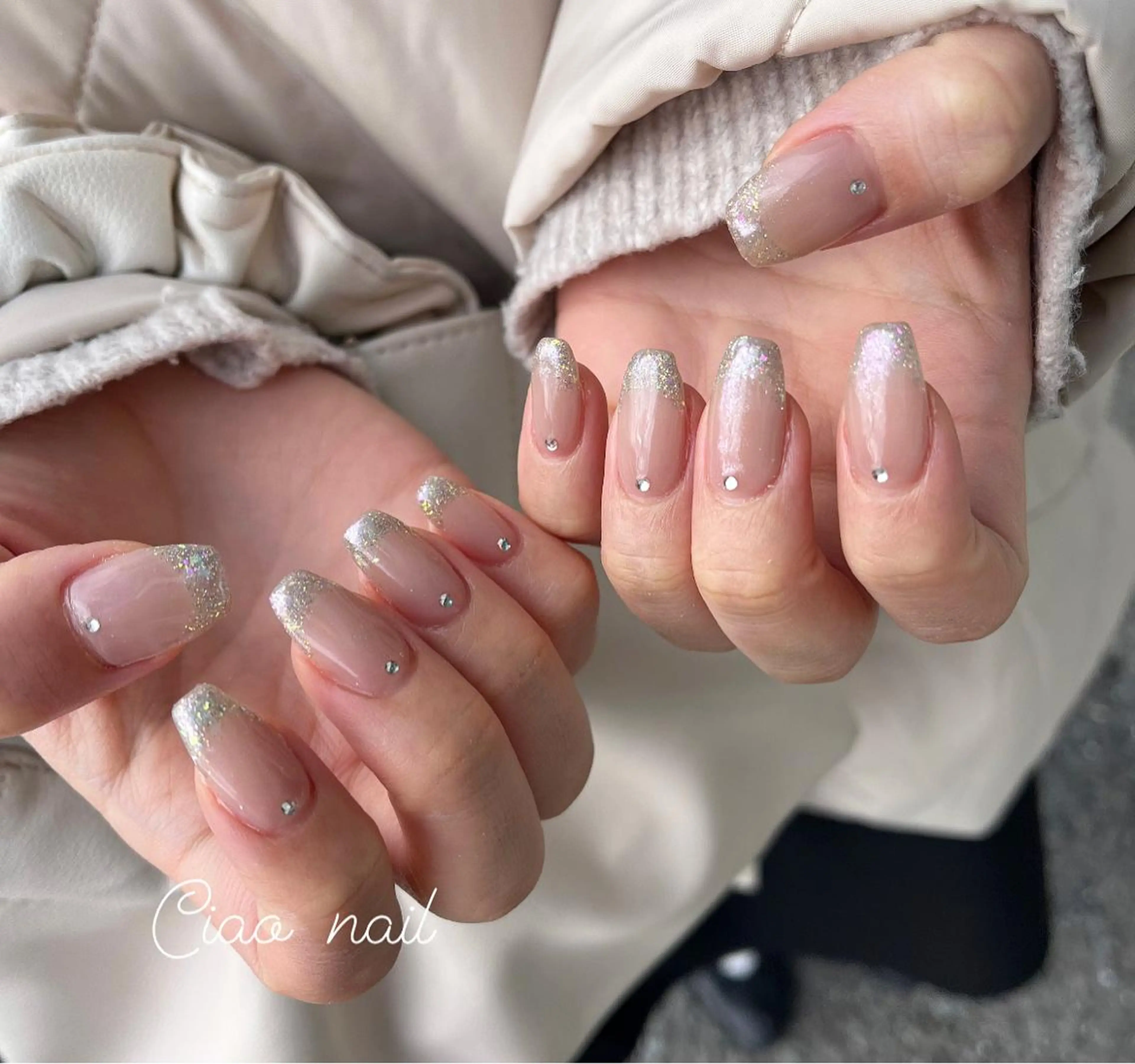 ネイル アートネイル 入学式 ジェルネイル 卒業式 ニュアンスネイル #Amin所属・#Amin nail salonのネイルデザイン