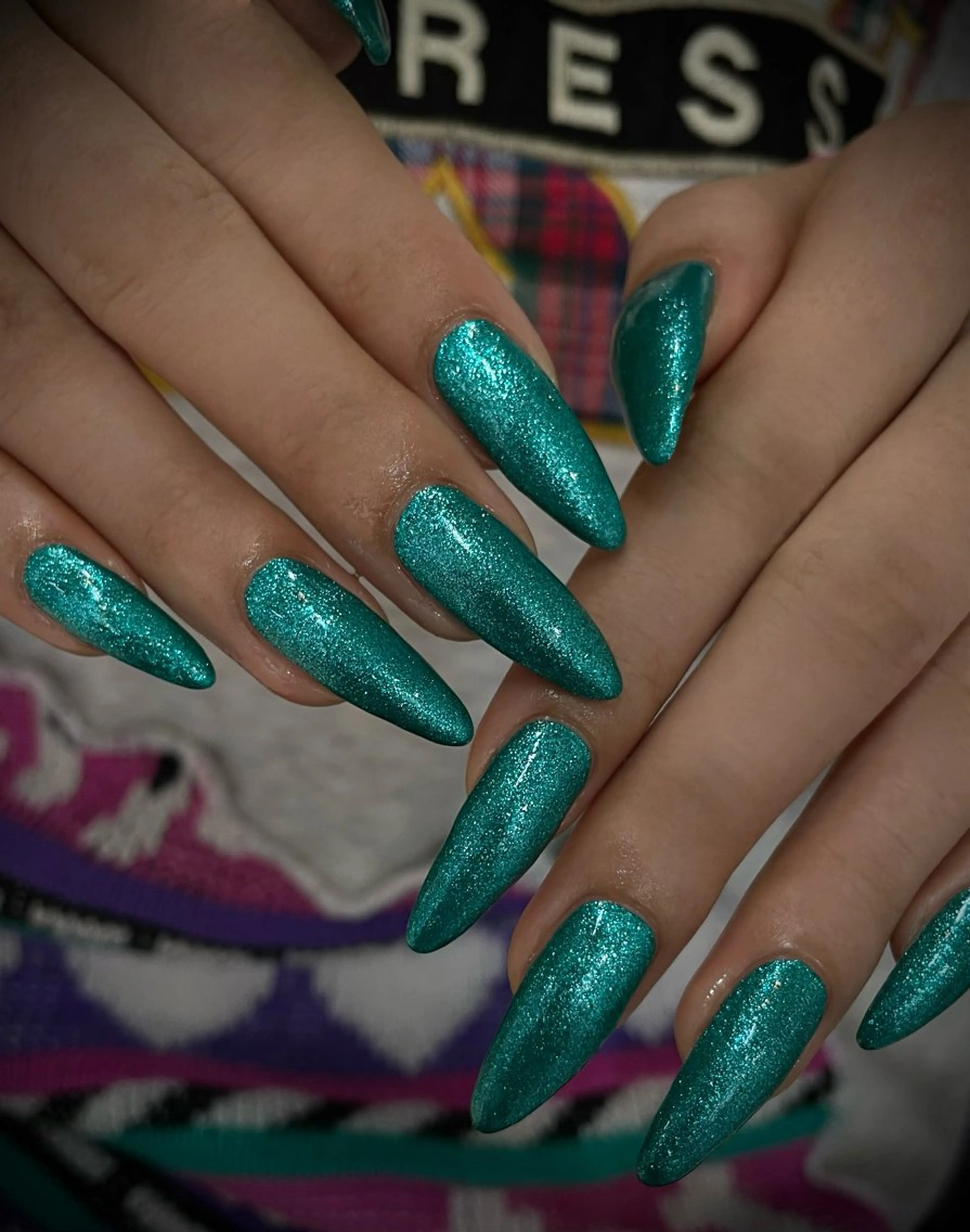 ネイル ラメ(グリッター) ワンカラーネイル ハンドネイル SoLuna 【ソルナ】のネイルデザイン