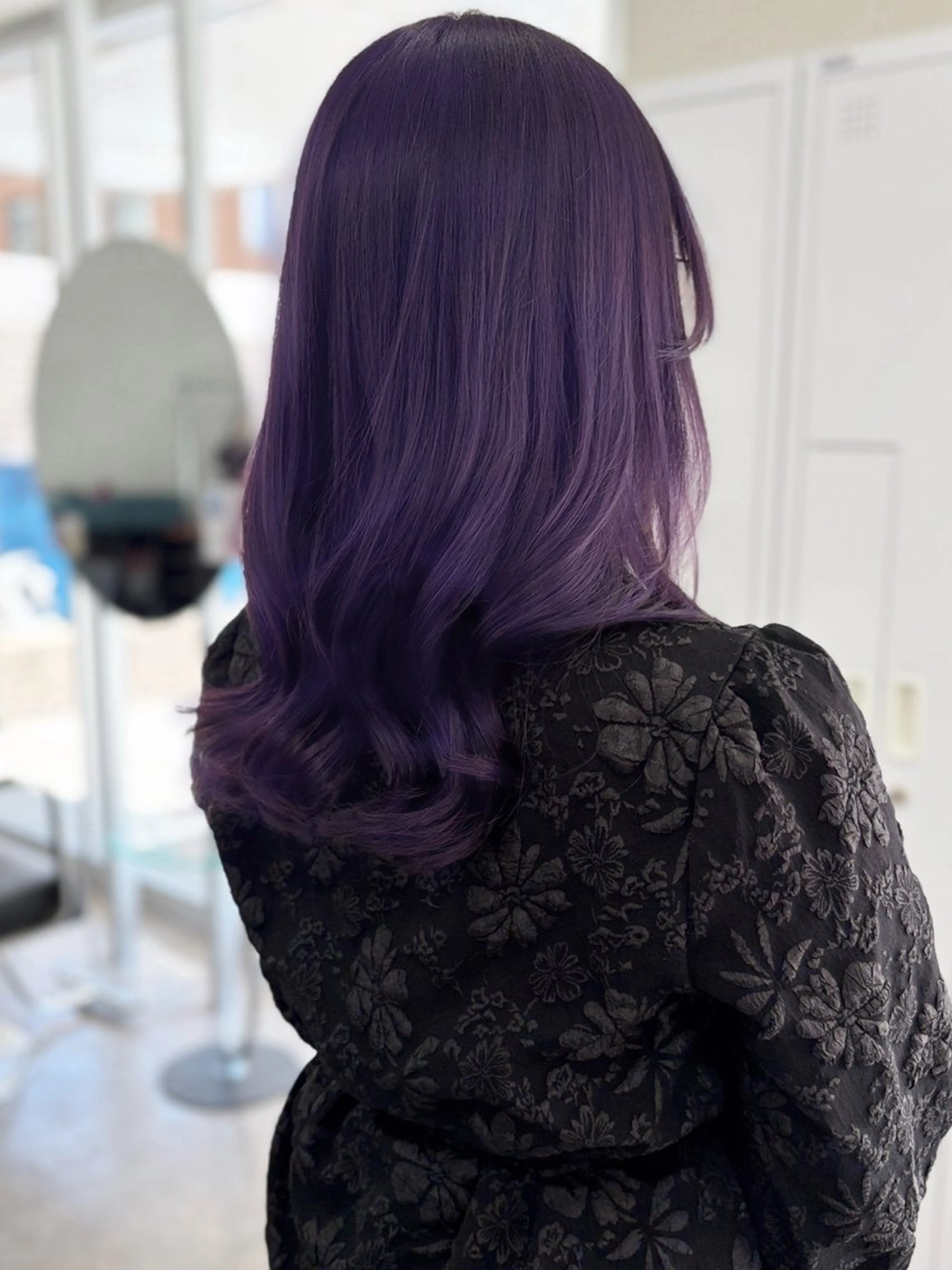 セミロング カラー ラベンダーカラー ヘアカラー tint  大阪梅田 【sena】のヘアスタイル