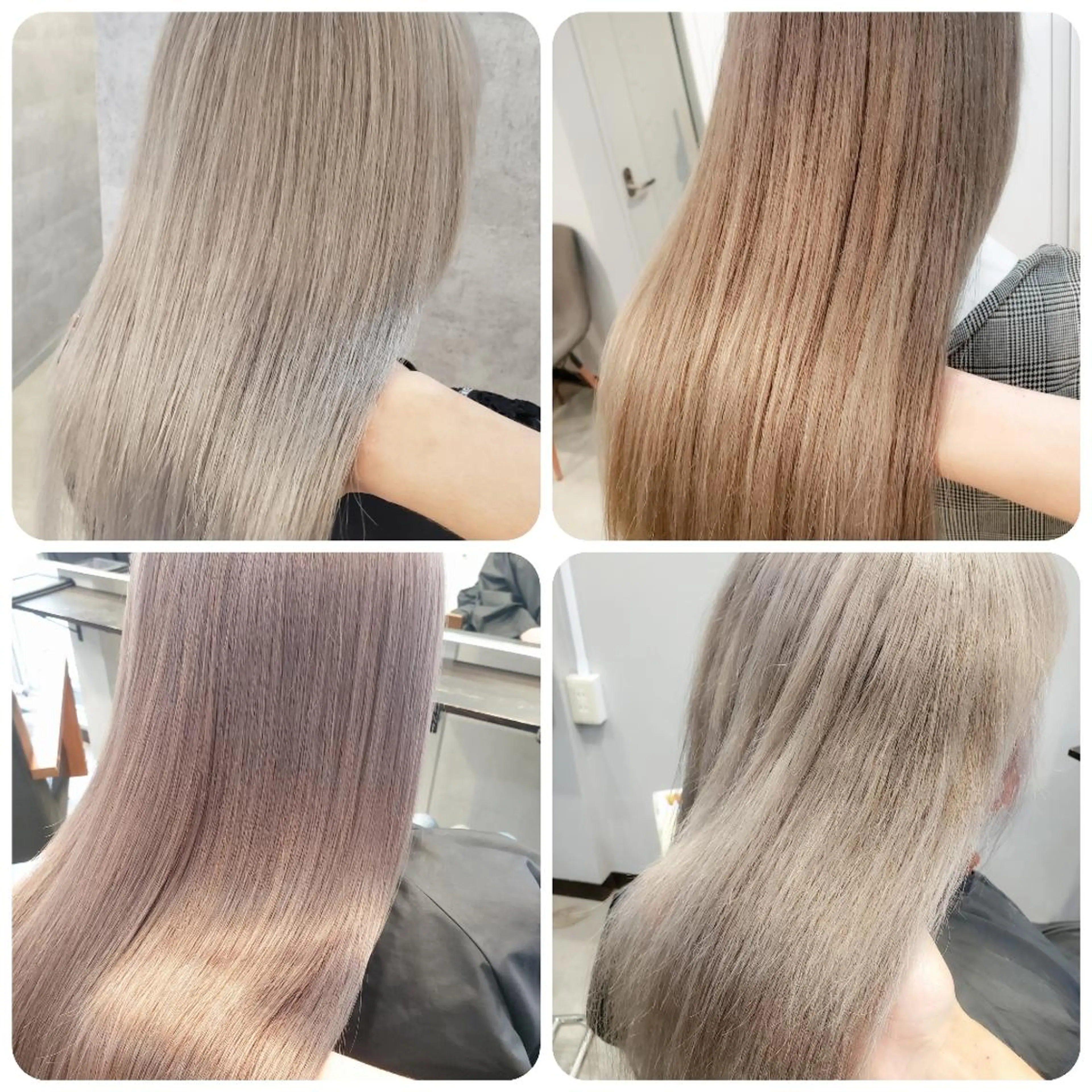 セミロング カラー ハイトーンカラー ヘアカラー トリートメント Oli所属・ミルクティー特化 🌈島内　琢真🌈のヘアスタイル