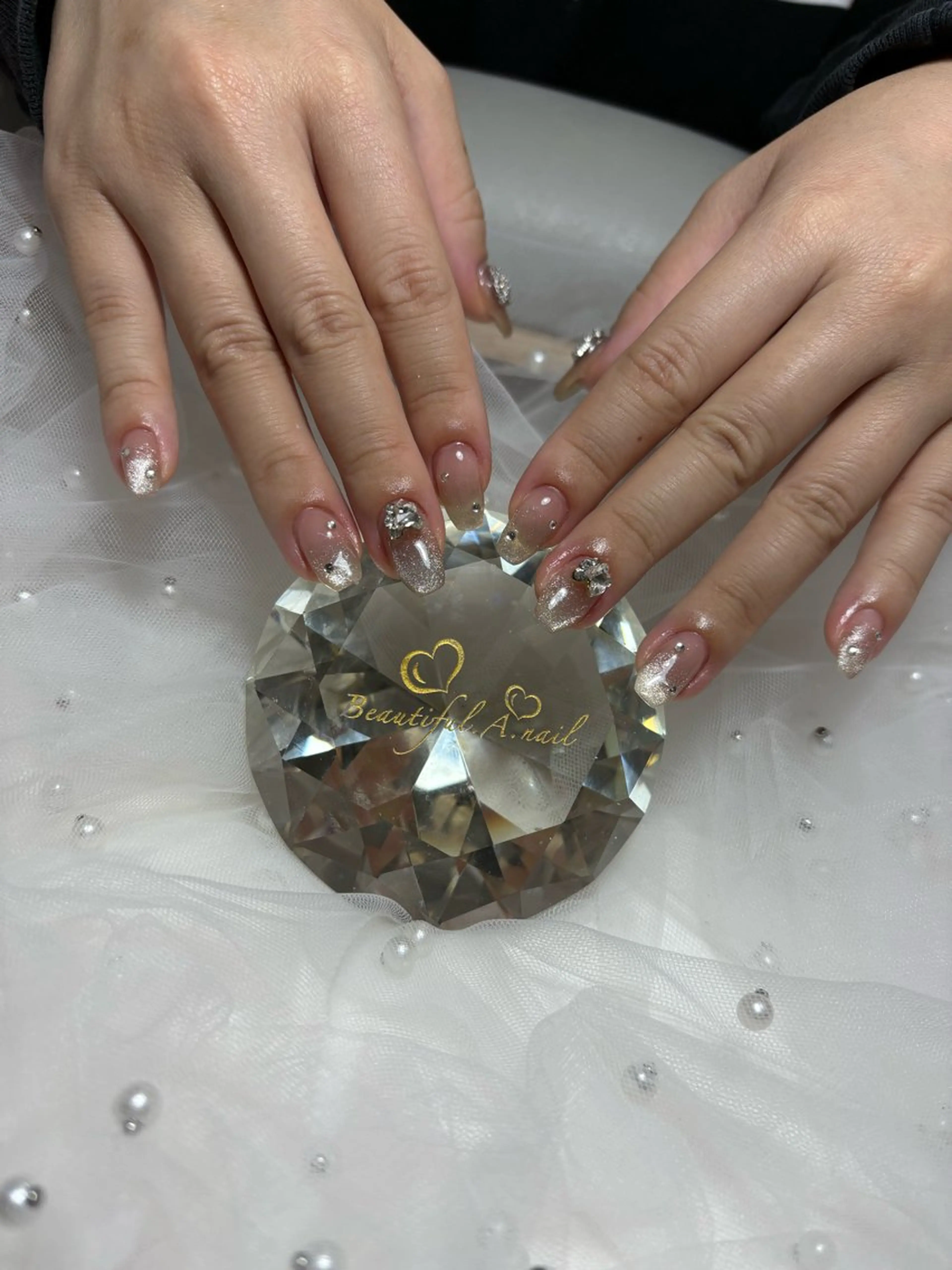 持ち込みデザイン🤍¥6500~¥9800当店全メニュー現金のみの対応となっております。ご予算の相談は予めお伝え下さいの写真