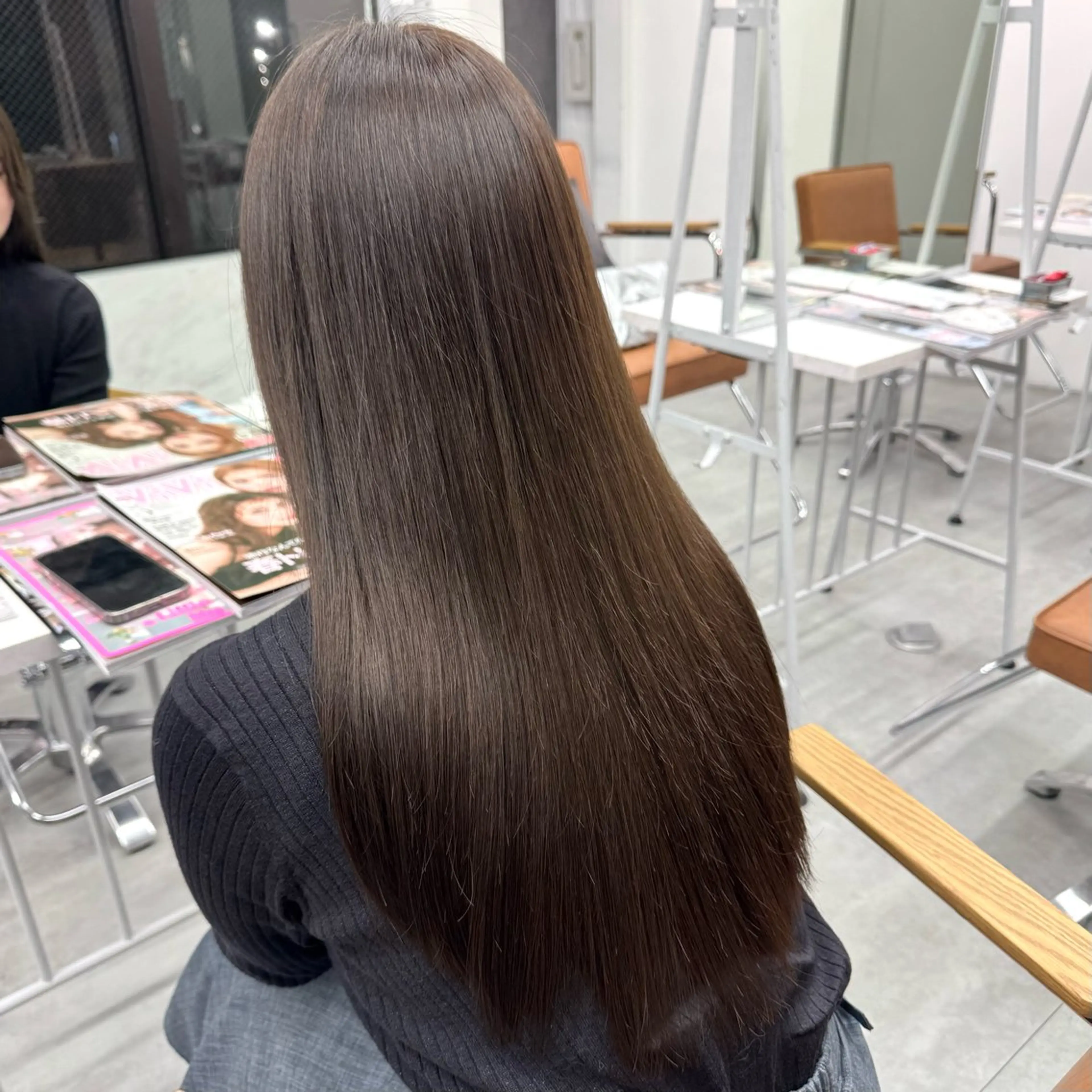 ロング カラー ヘアアレンジ ブリーチなしカラー /ベージュ/安形翔のヘアスタイル