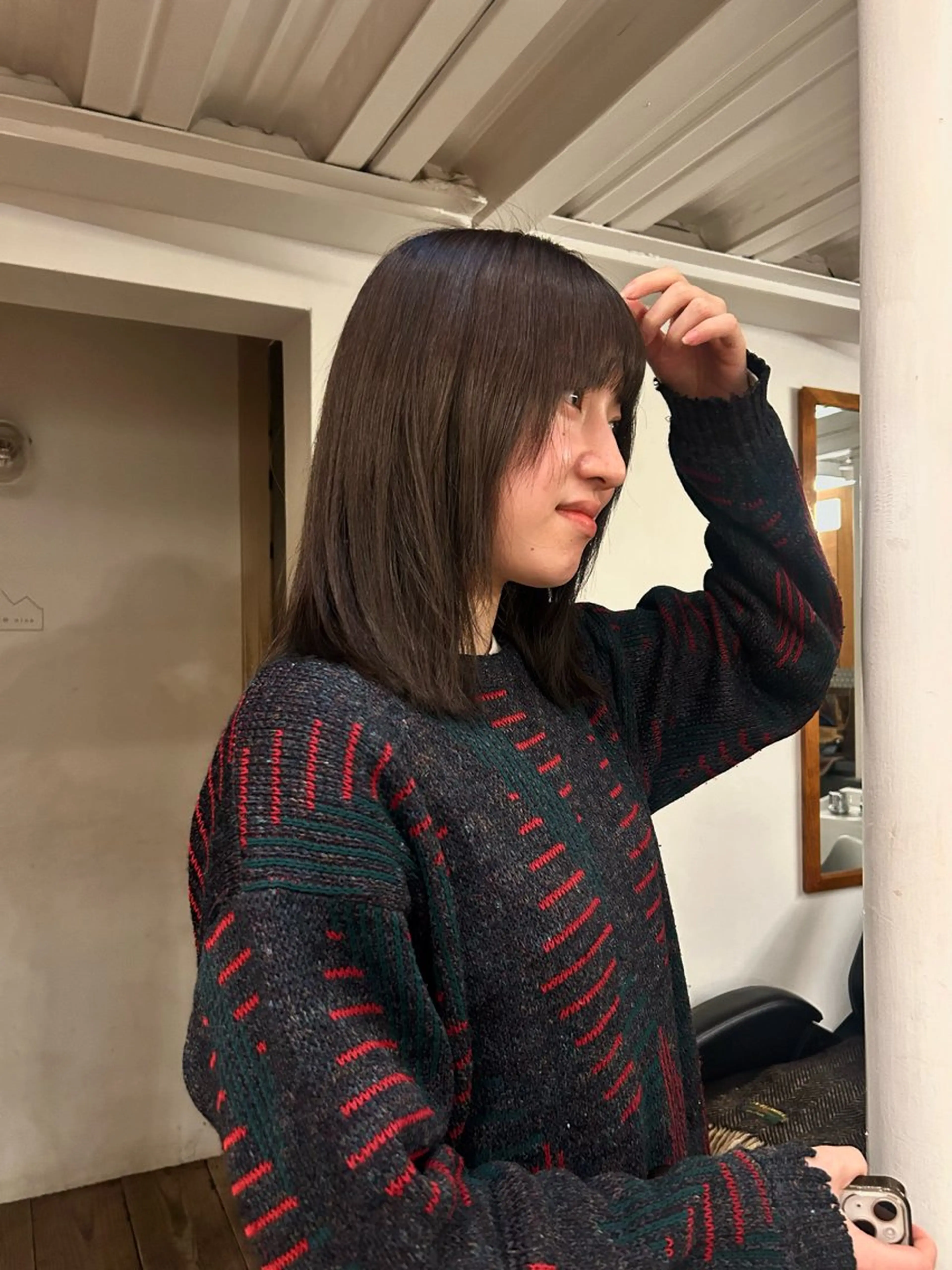 ミディアム カラー 🌿ボブ パーマ高橋啓太🌿のヘアスタイル