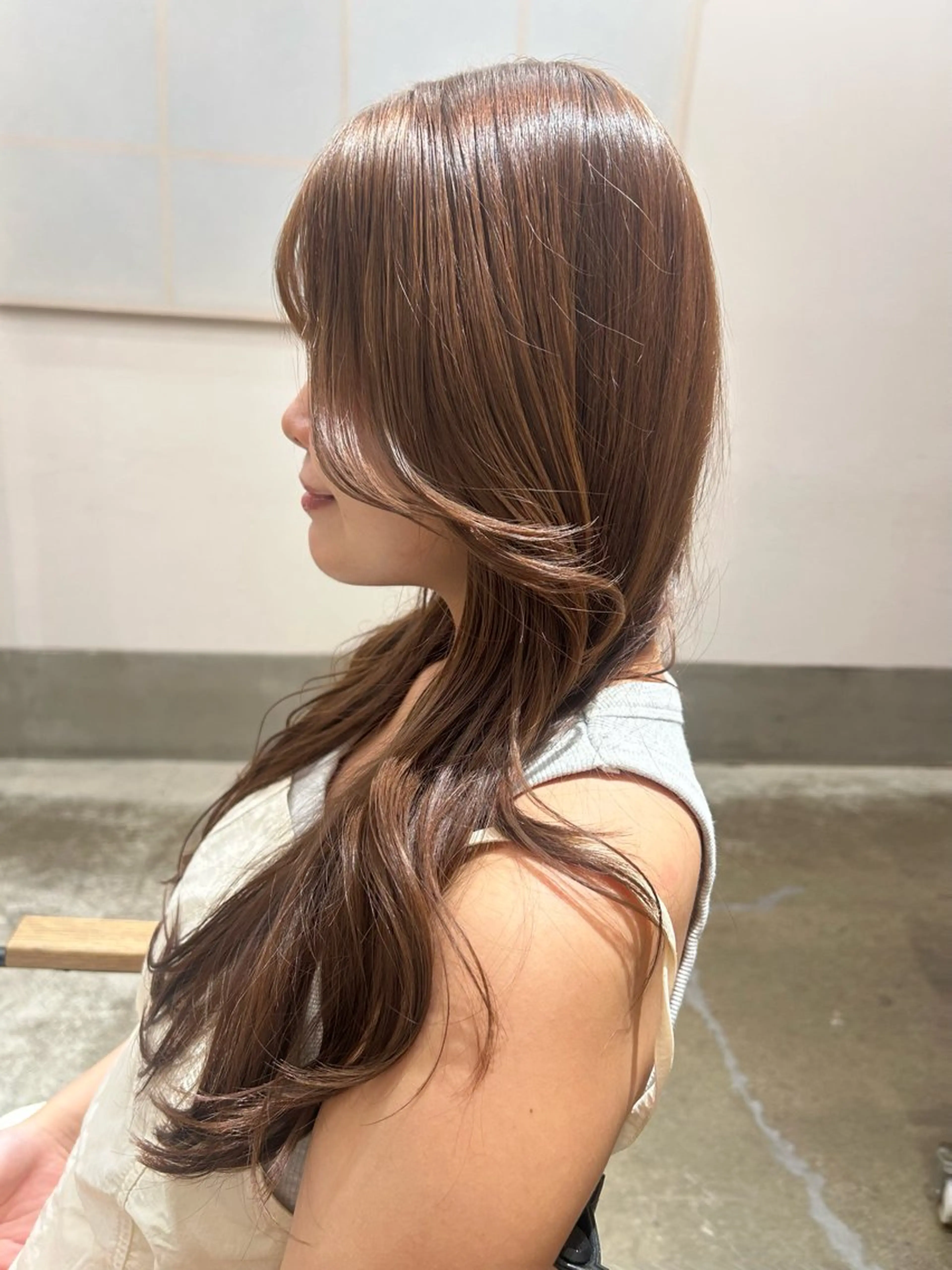 ロング カラー カット ヘアカラー land所属・透明感カラー/レイヤ ー🌙Honokaのヘアスタイル