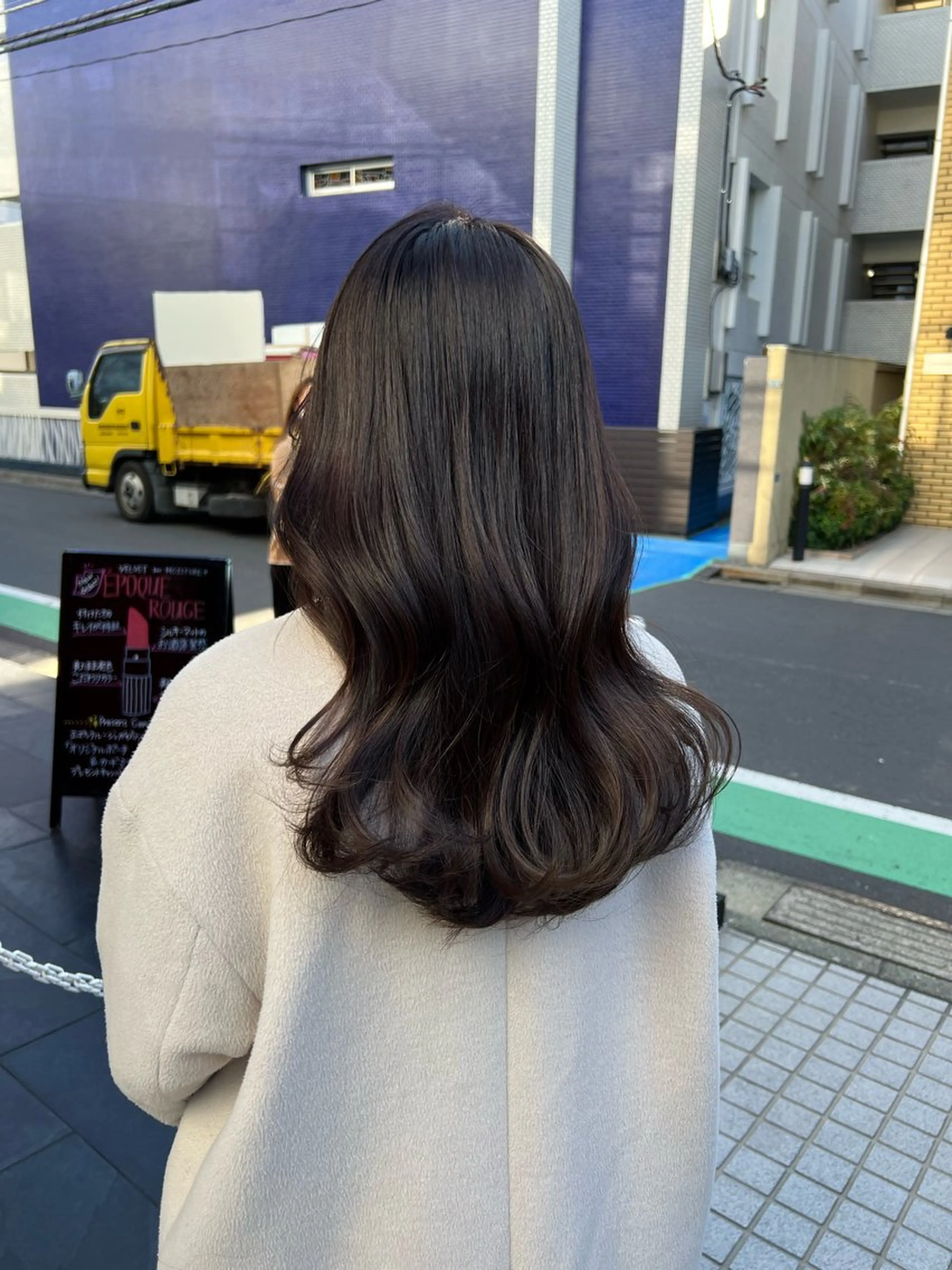 ロング カラー カット ヘアカラー トリートメント 似合わせヘア🫶🏻 つきいてるみのヘアスタイル