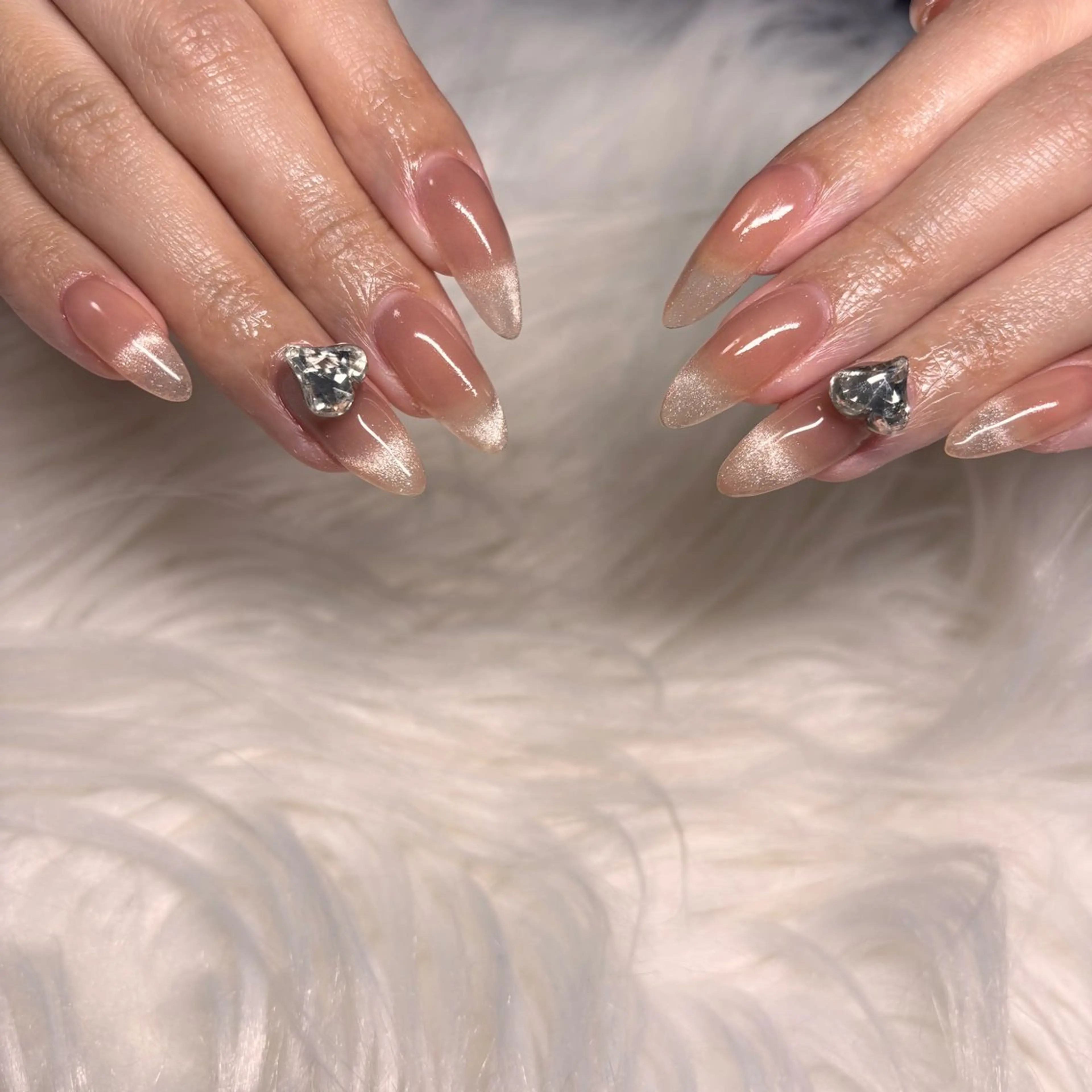 ネイル ハート ハンドネイル RE💟N.NAIL ラテン系お姉さんのネイルデザイン