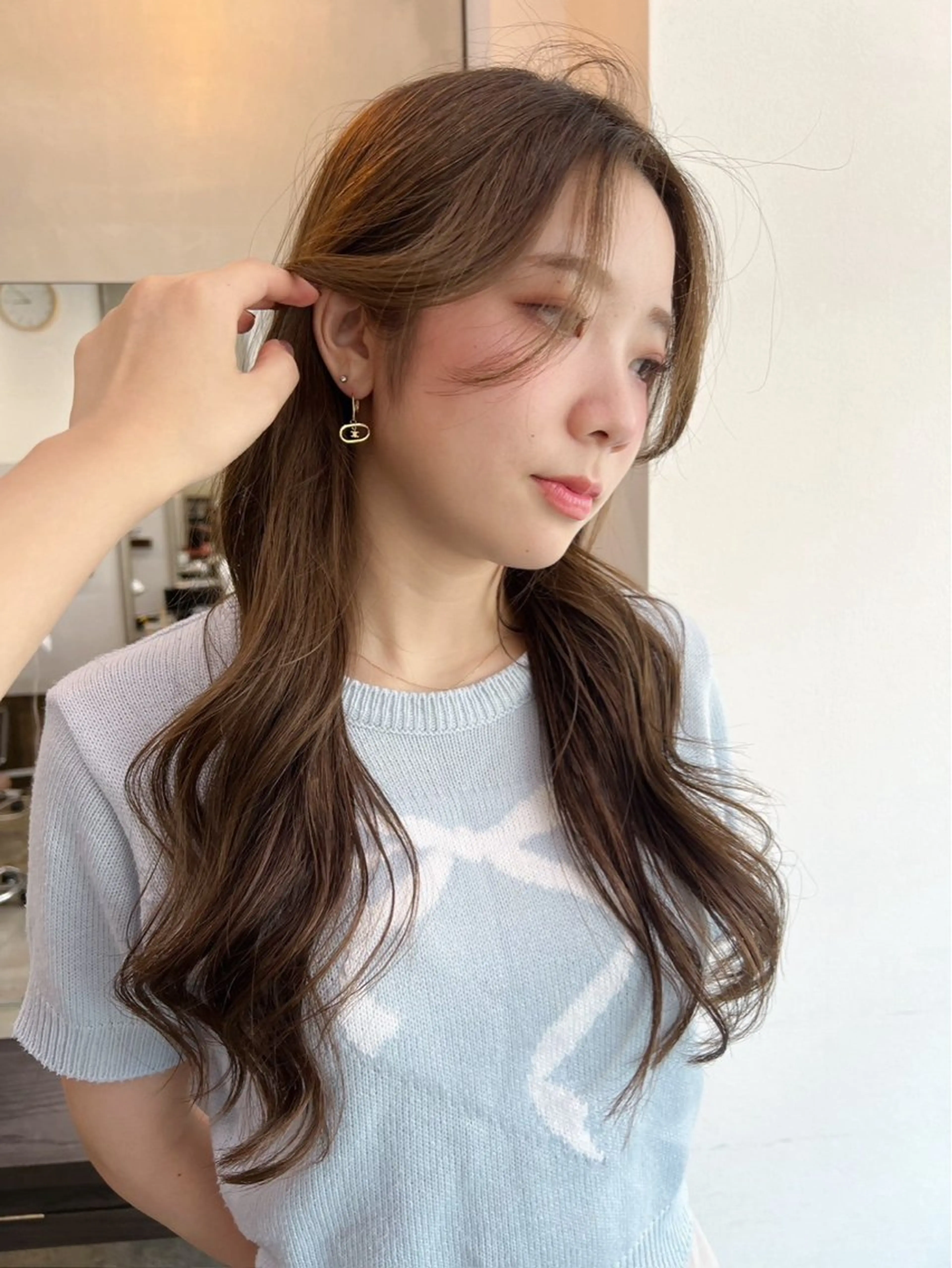 ロング パーマ 福岡美容室Daisy hairのヘアスタイル