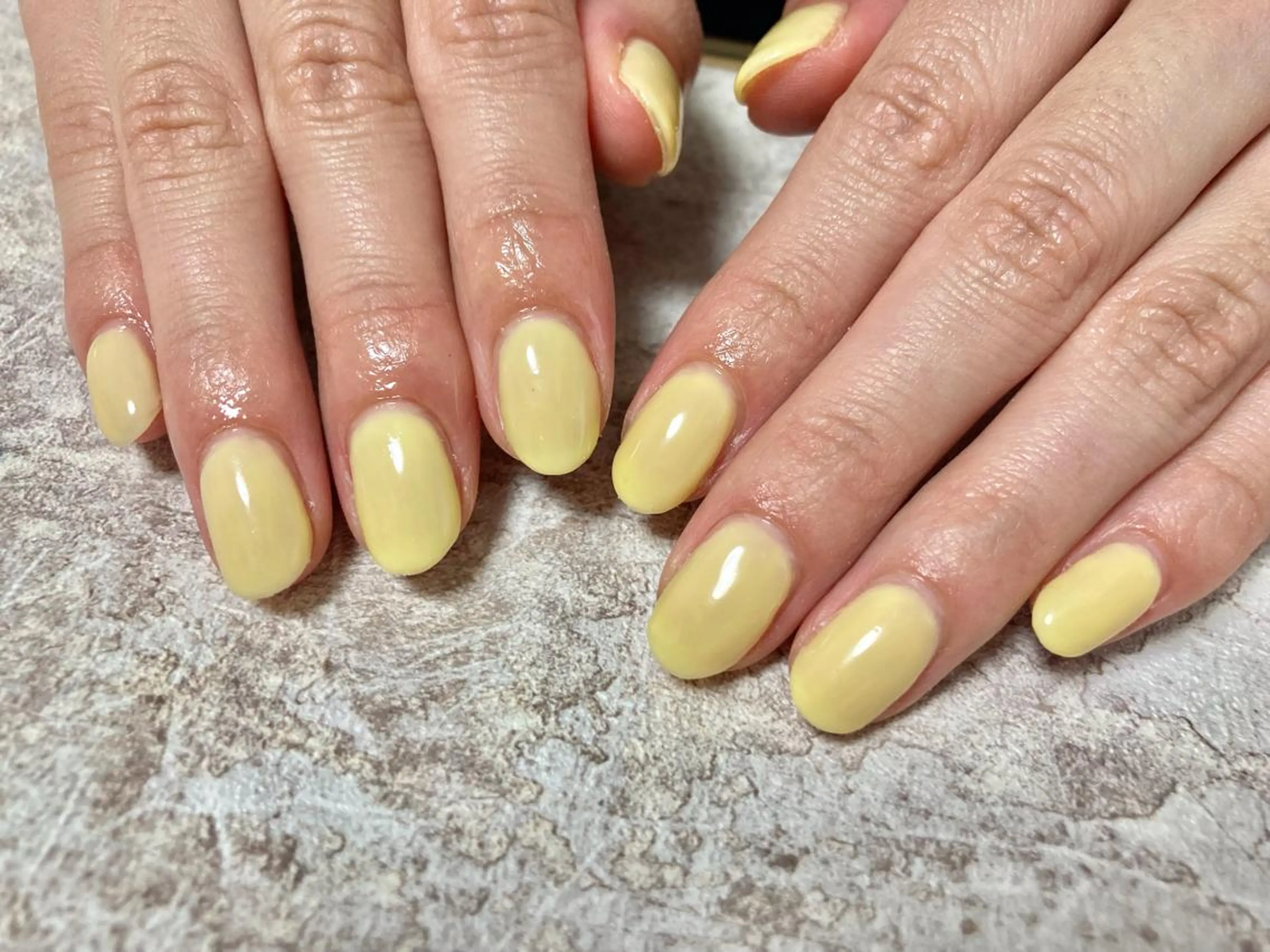 ネイル ワンカラーネイル ハンドネイル Mogu nail 二子玉川のネイルデザイン
