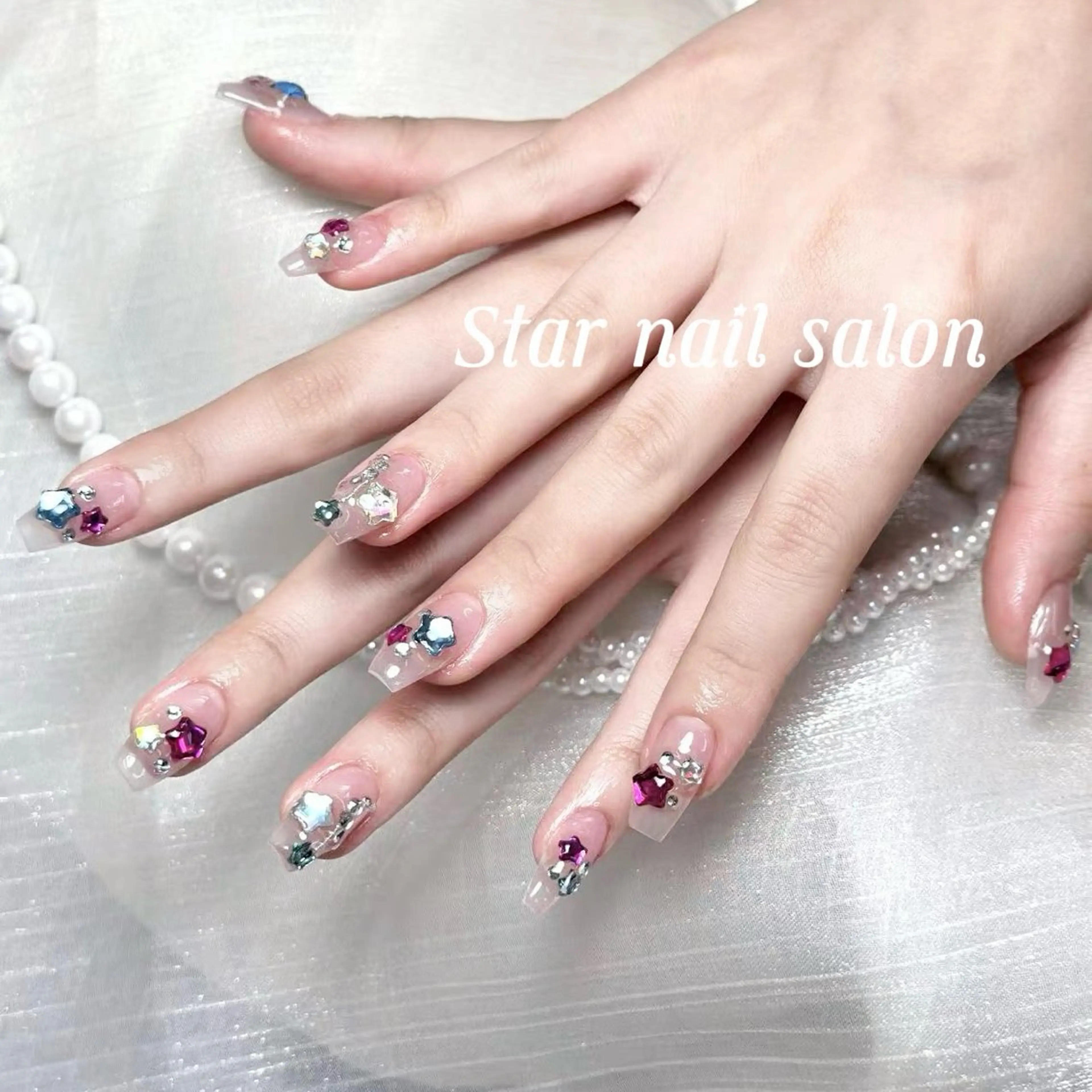 🦋NEW OPEN🦋初回オフ無料✨パーツ付け放題/シール ☆ 11980 【期間限定】8980✨の写真