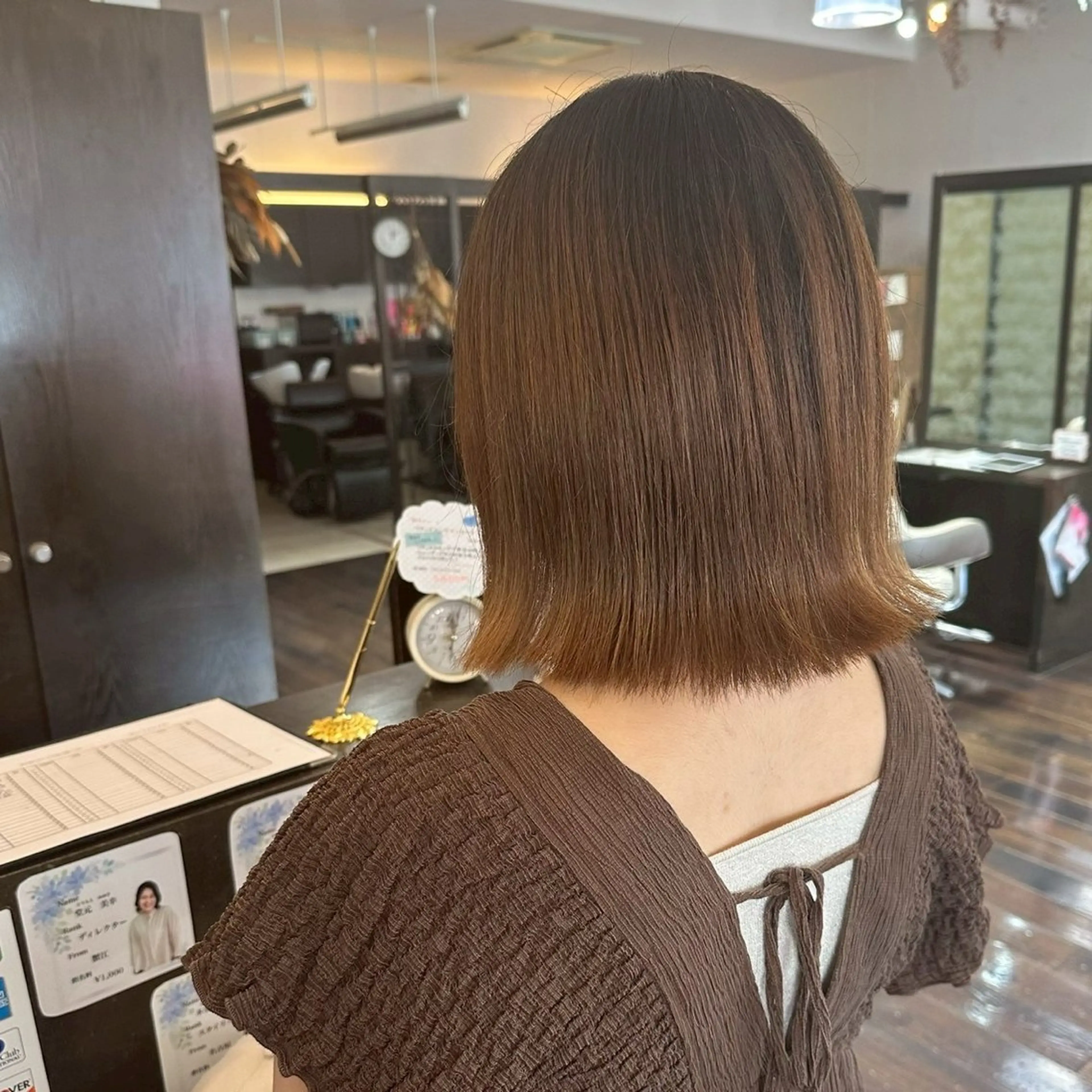 ミディアム 近藤 優羽のヘアスタイル