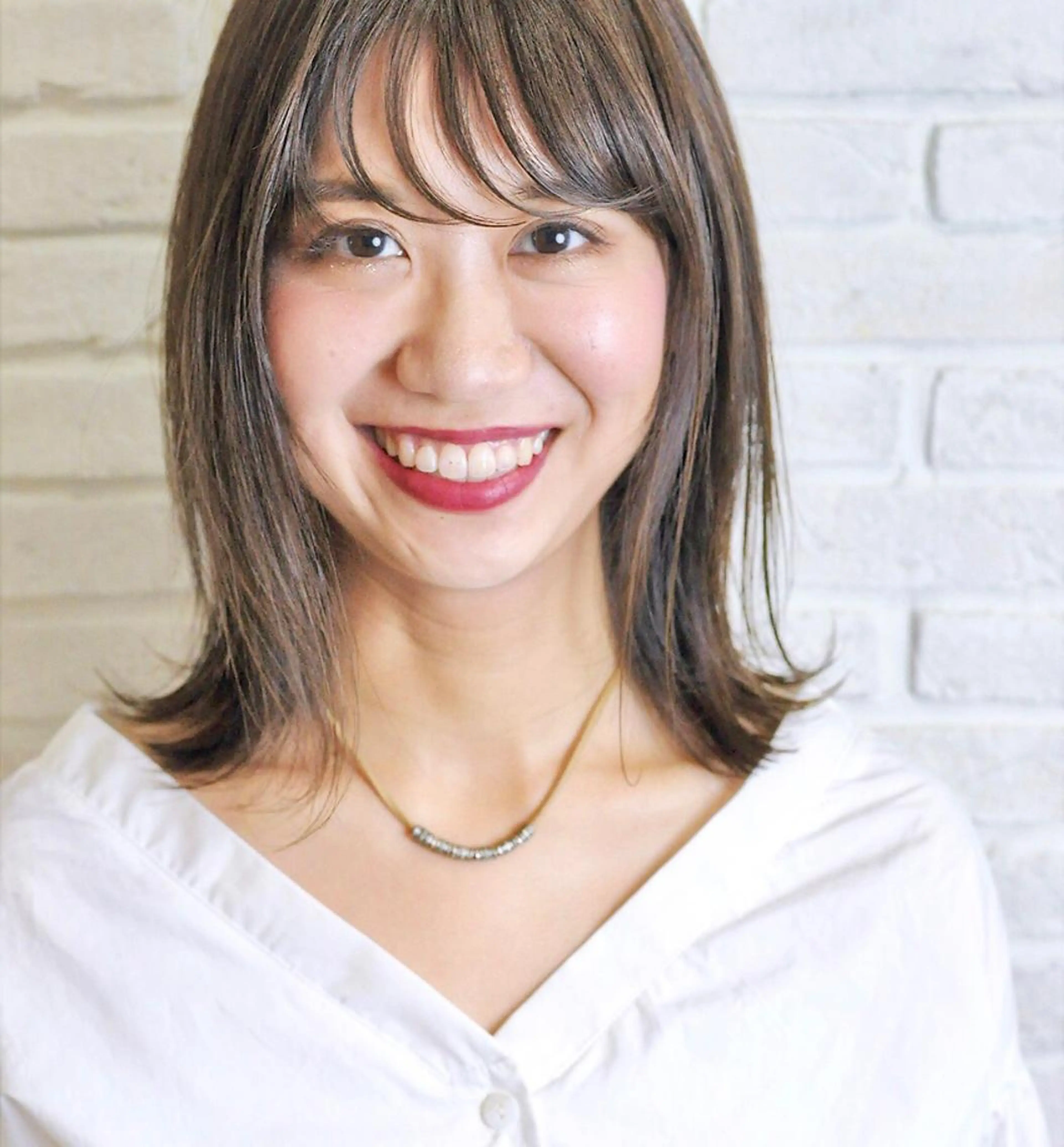 ミディアム カラー 【全席個室サロン】 NUMBER 天王寺のヘアスタイル