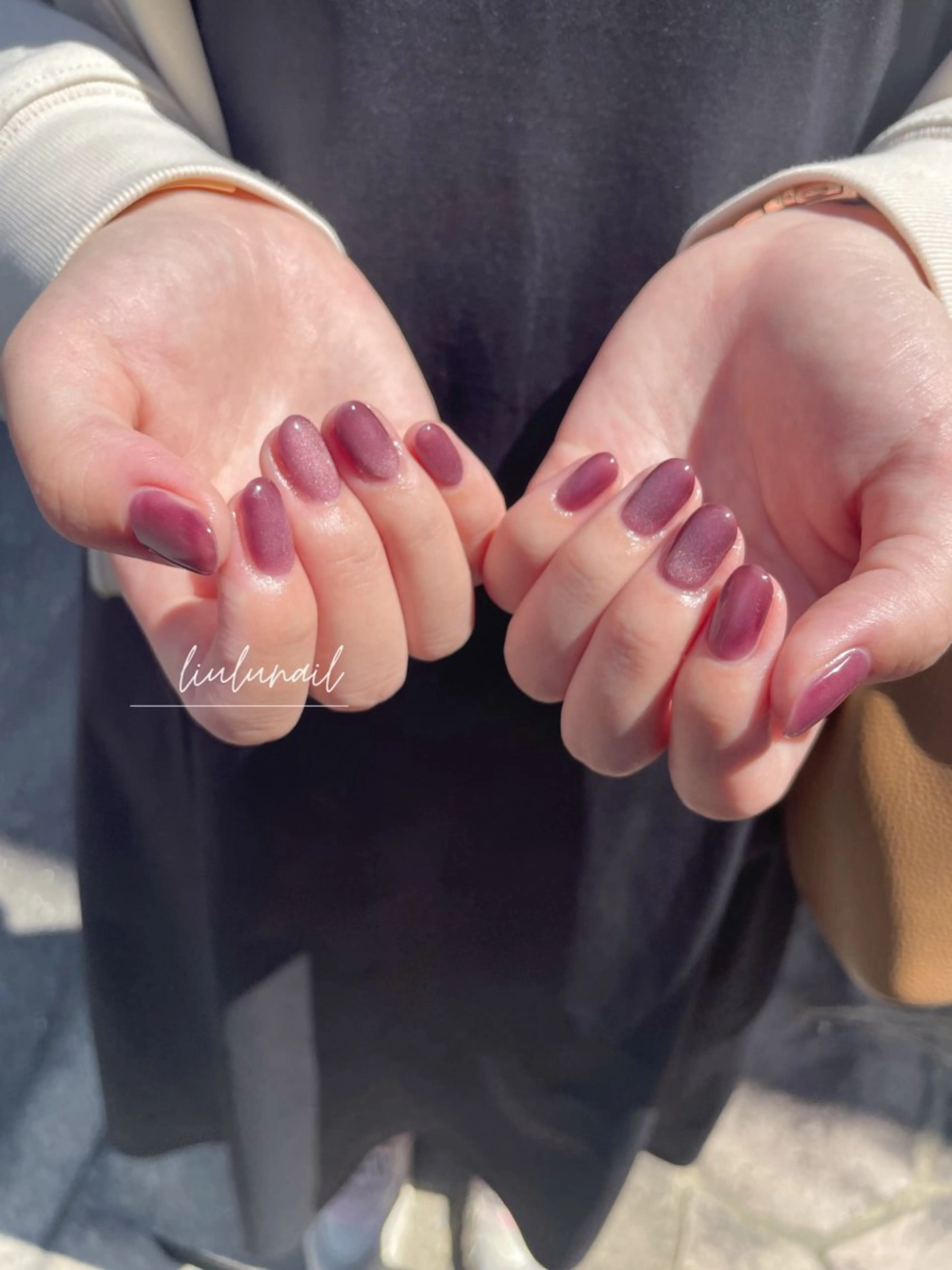 ネイル マグネットネイル liulu nailのネイルデザイン