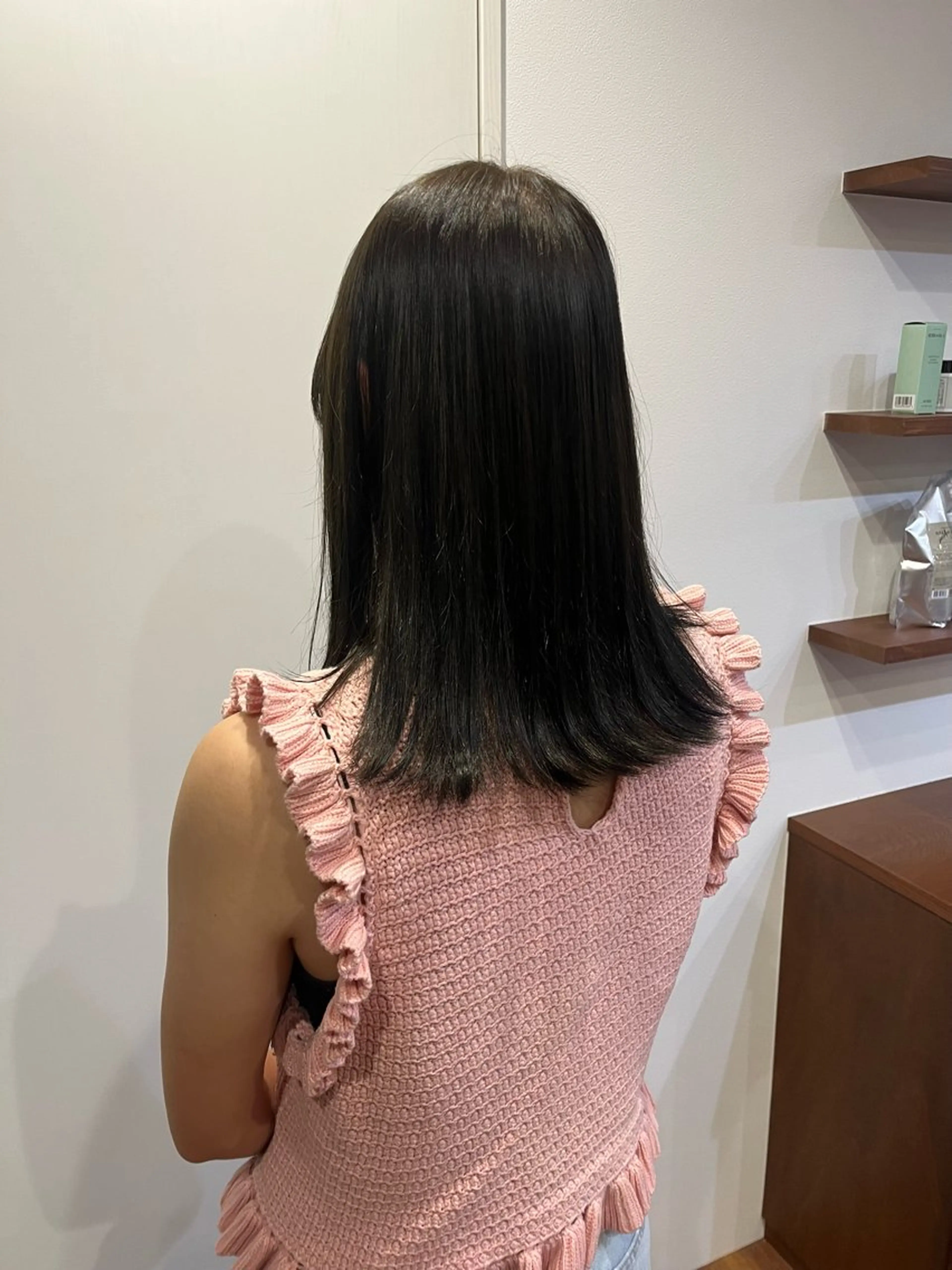 ミディアム ヘアカラー りな/ツヤカラー/ 豊橋美容院のヘアスタイル