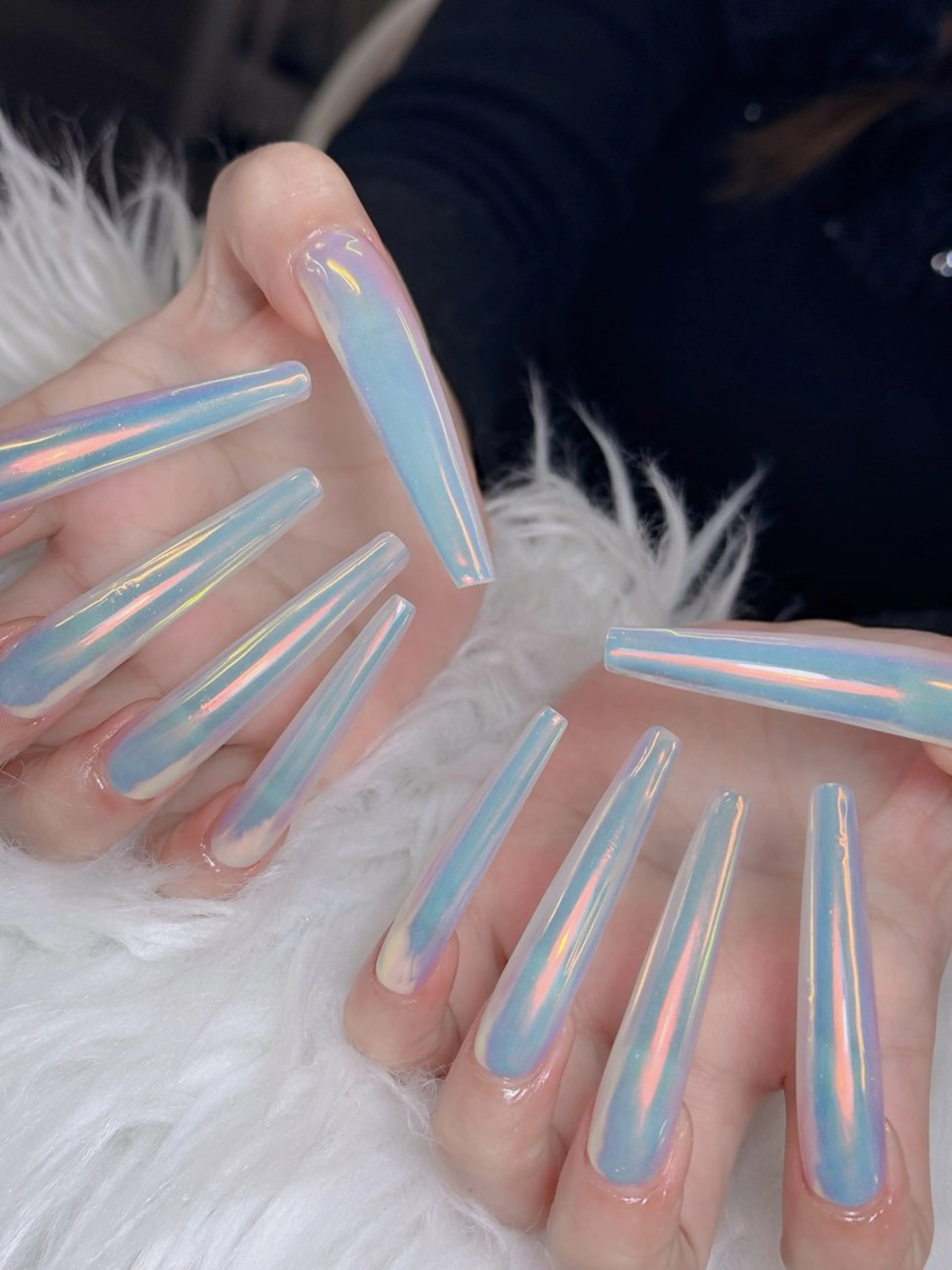 ネイル オーロラネイル チークネイル フットネイル フレンチネイル ハロウィン ハンドネイル Lumi Nail 新大久保3‘のネイルデザイン