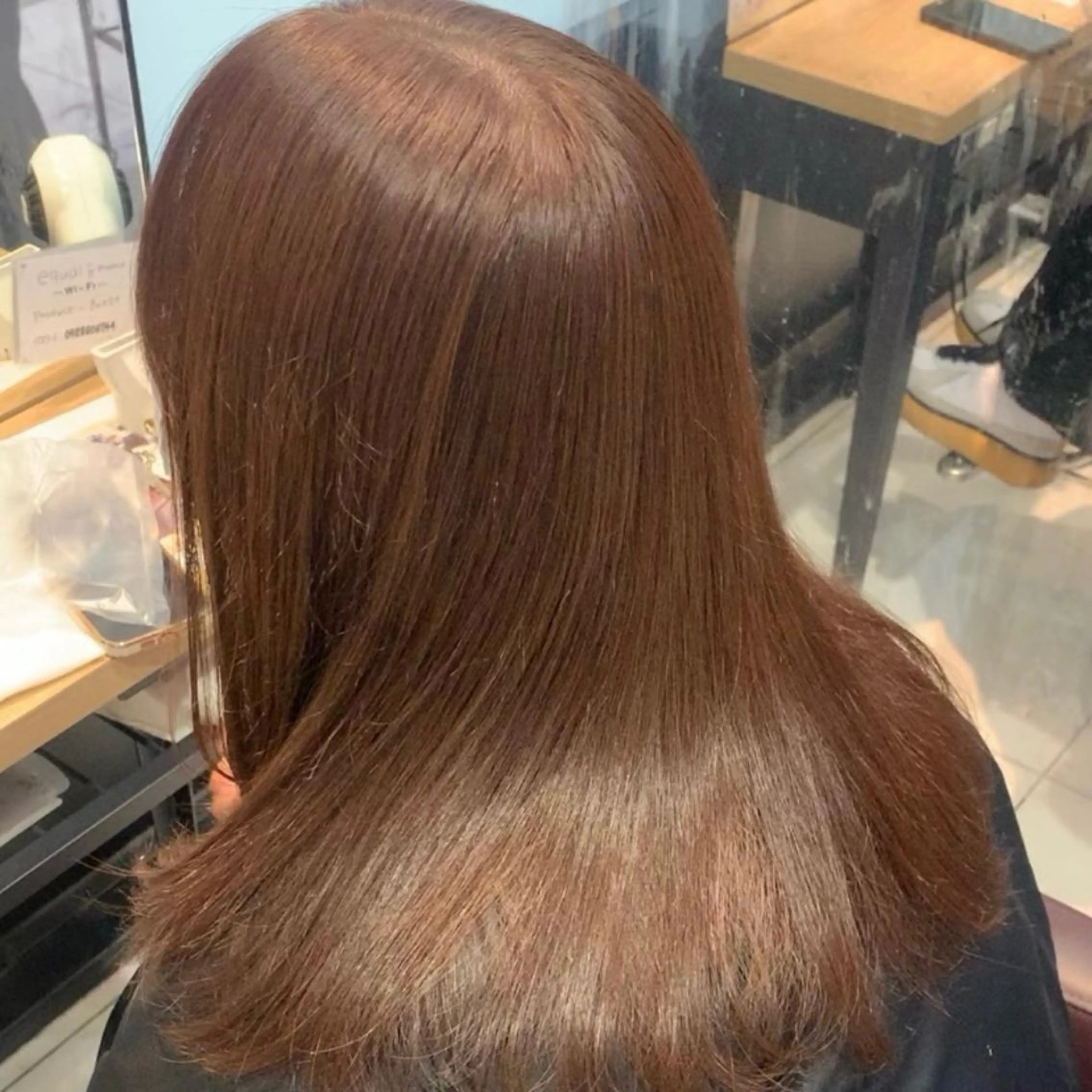 セミロング カラー カット ヘアカラー 🩰モテ艶girly ヘア🪽彩香‎🪡⟡のヘアスタイル