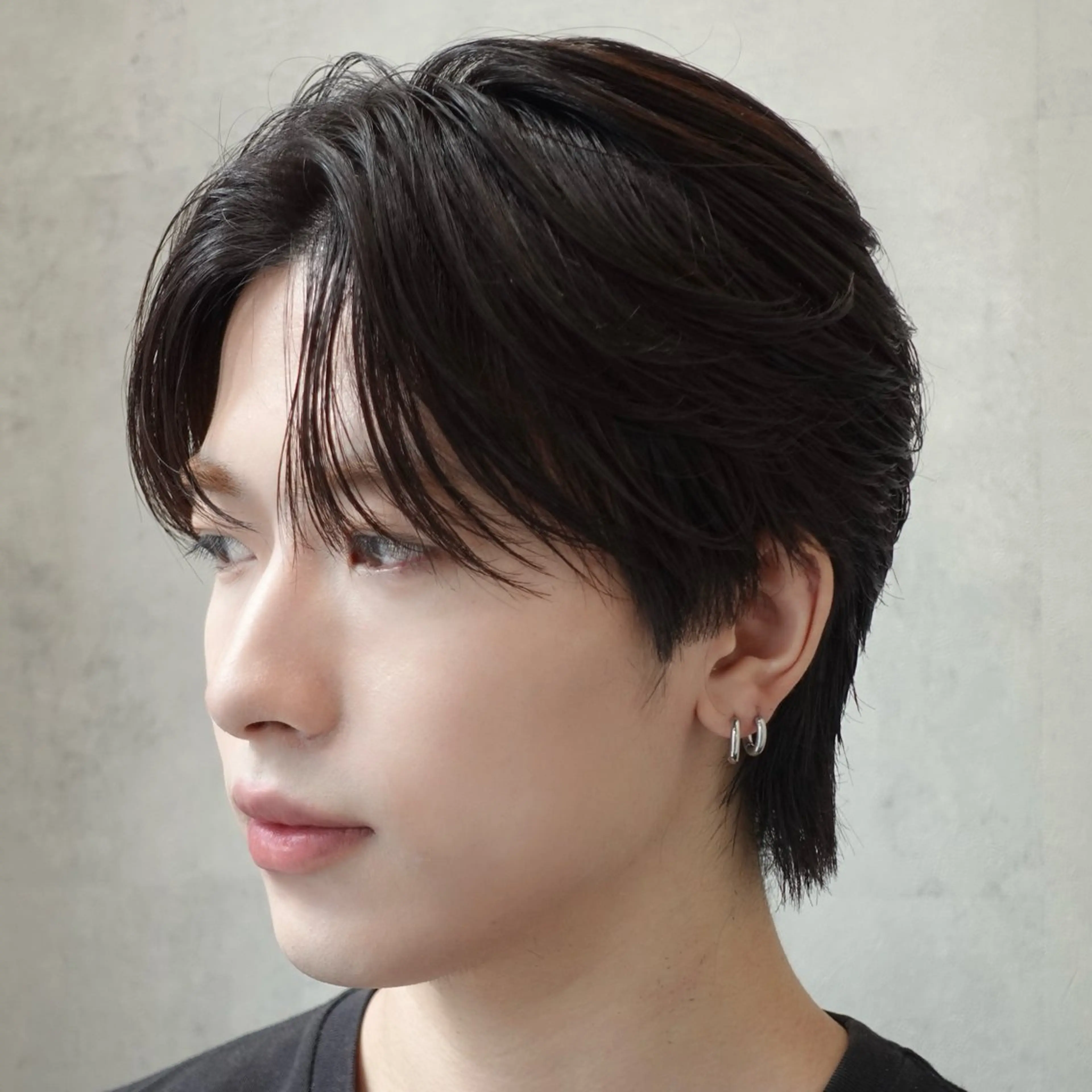 メンズ センターパート メンズ韓国風 LAVEL 渋谷店所属・ふーか/韓国メンズ /カットモデル募集のヘアスタイル