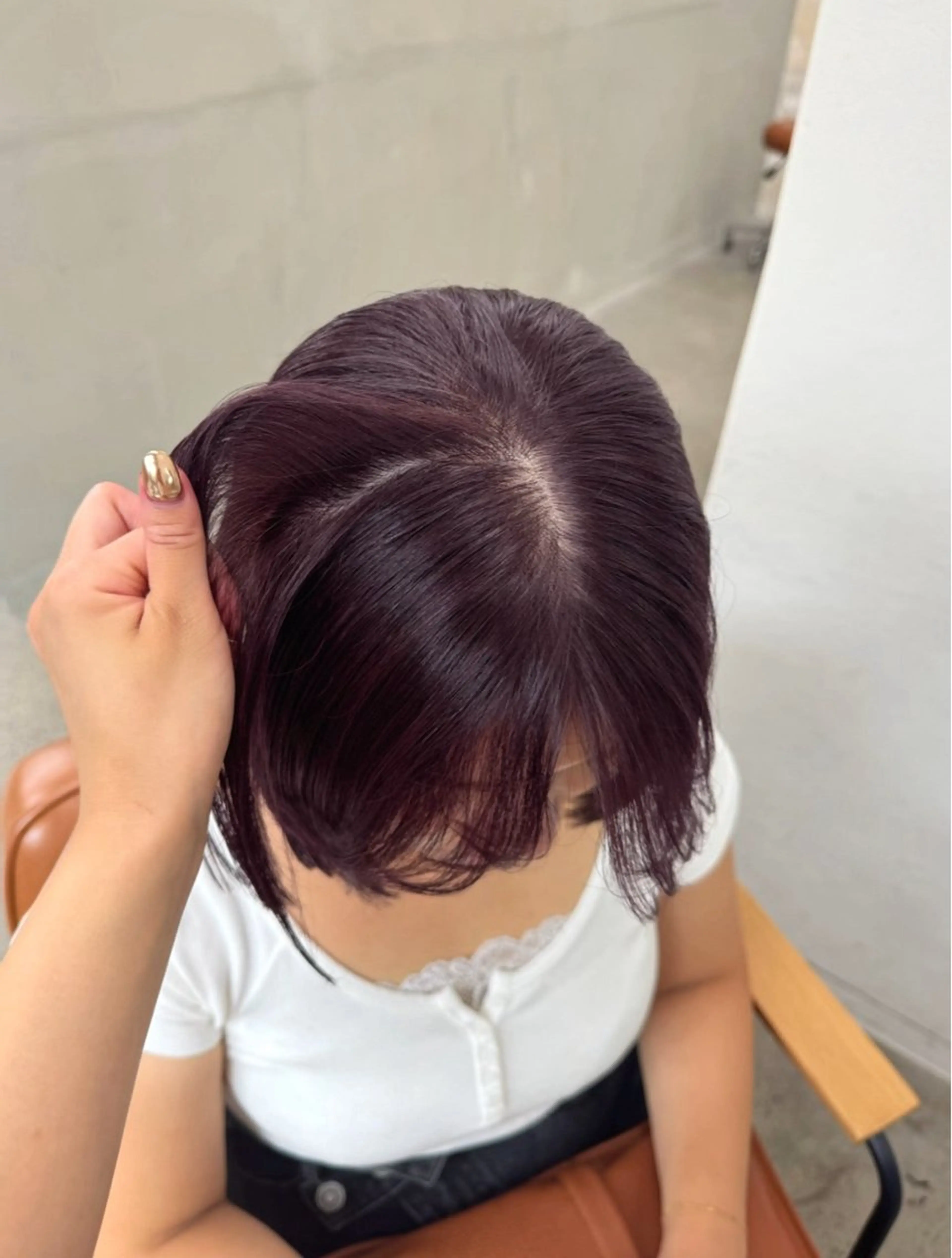 ショート カラー 透明感カラー カット ヘアカラー トリートメント ayaka/暖色 /ニュアンスボブのヘアスタイル