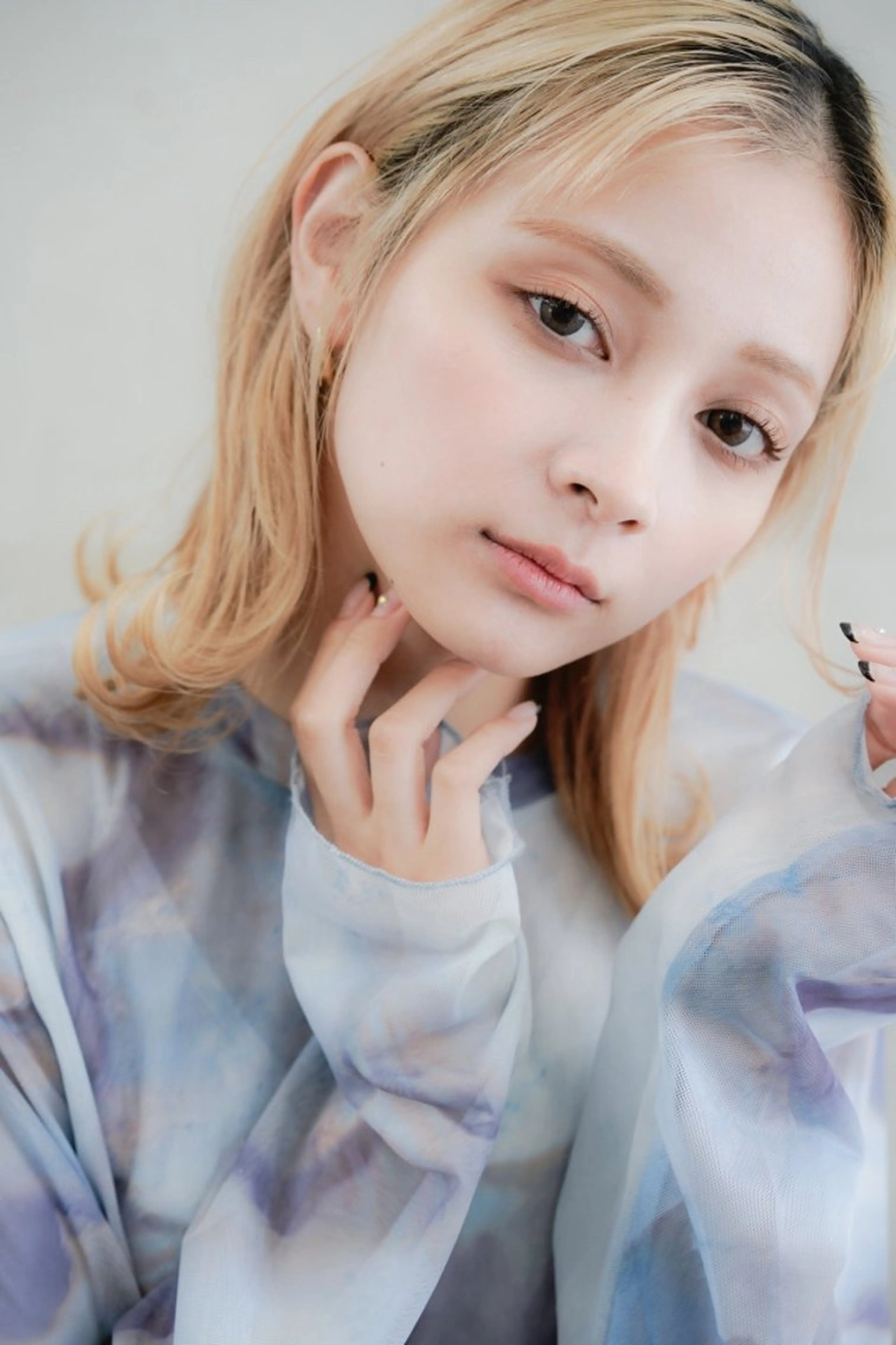 ミディアム 坂田 洋介のヘアスタイル