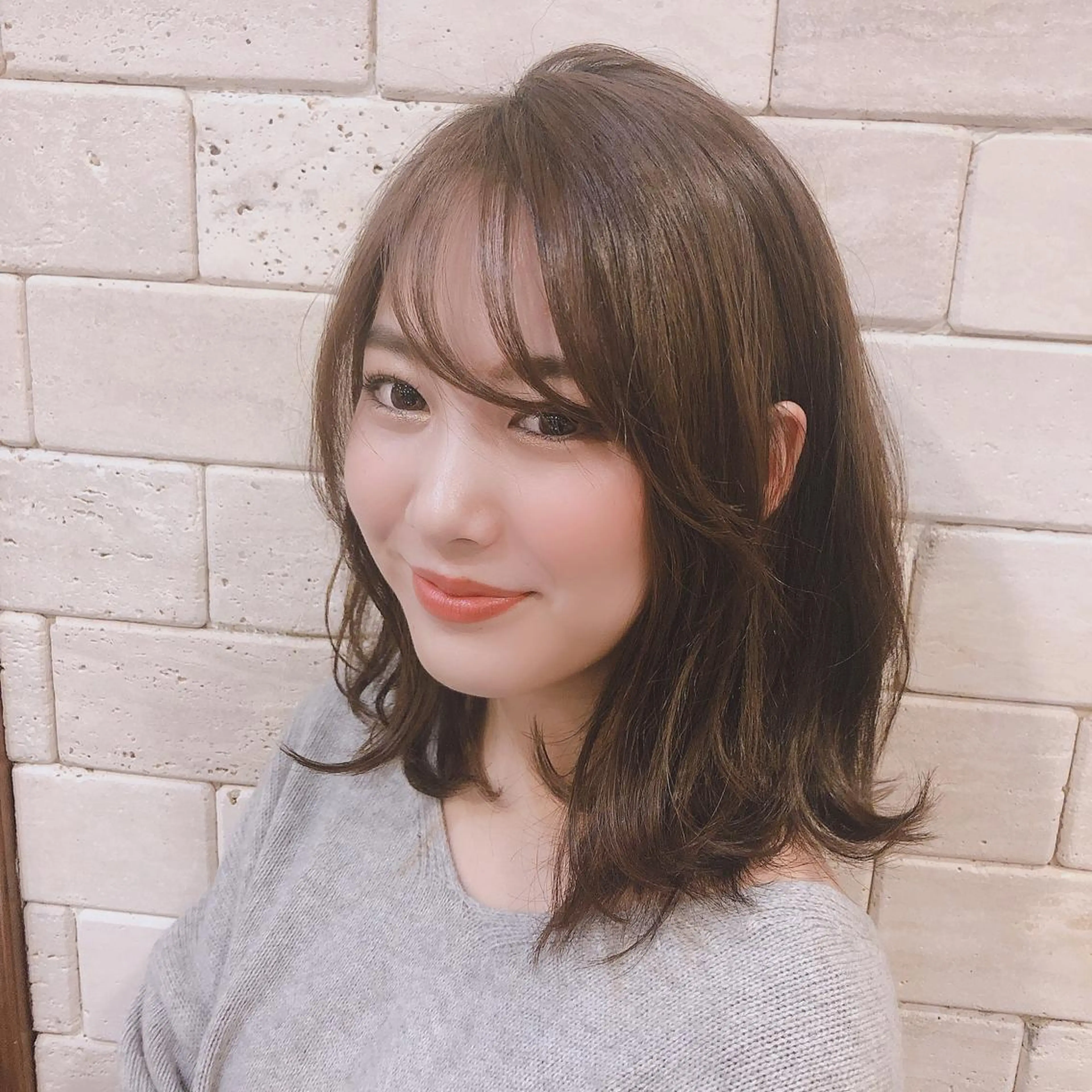 ミディアム 韓国ヘア🇰🇷髪質 改善たけるのヘアスタイル